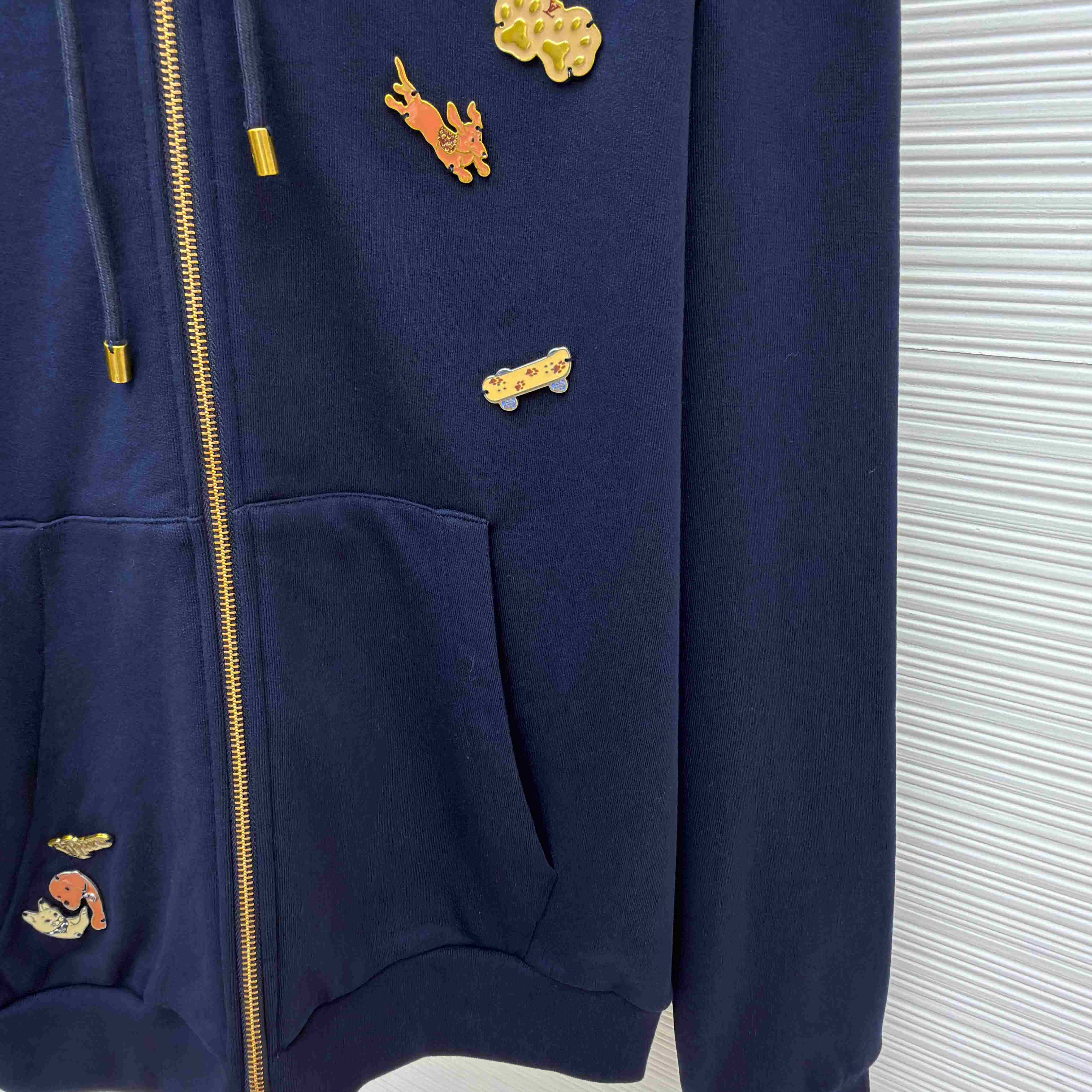 Louis Vuitton Chinese Valentine’s Day Zipped Hoodie - DesignerGu