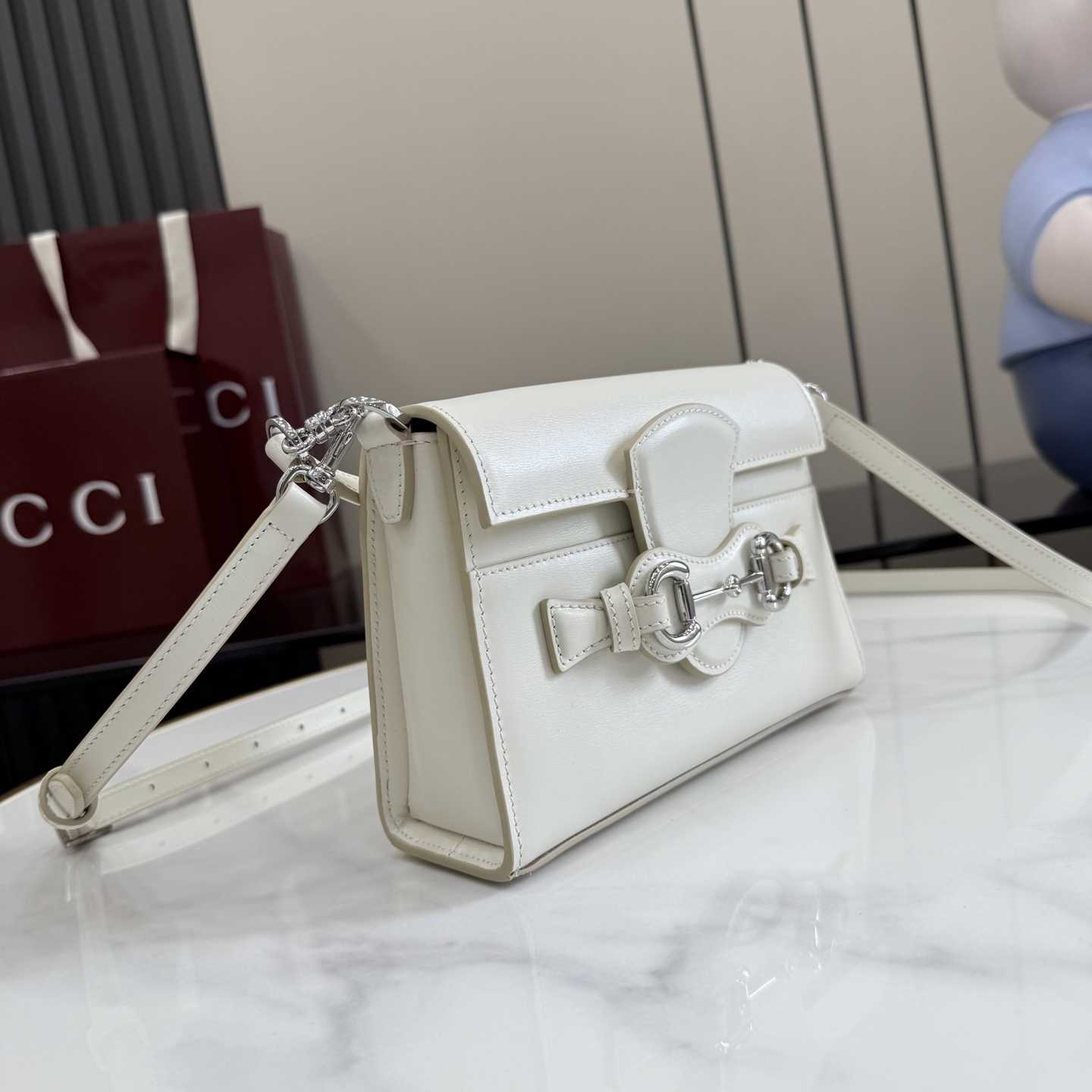 Gucci Horsebit Duomo Small Top Handle Bag A006O9 - DesignerGu
