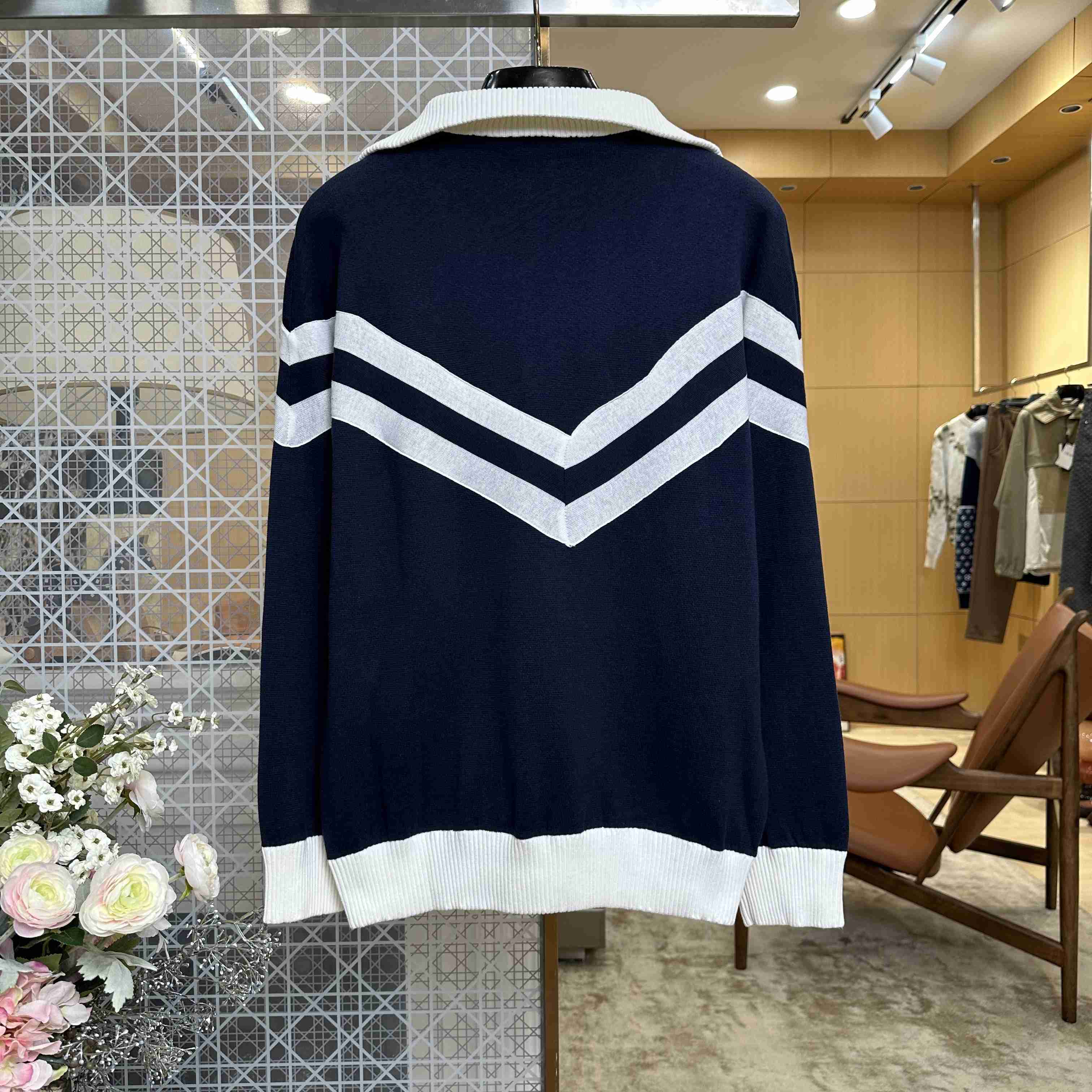 Louis Vuitton Knitted Cotton Sailor Blouson 1AHUG7 - DesignerGu