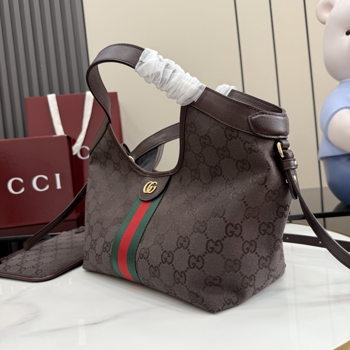Gucci Giglio Small Tote Bag 860845 - DesignerGu