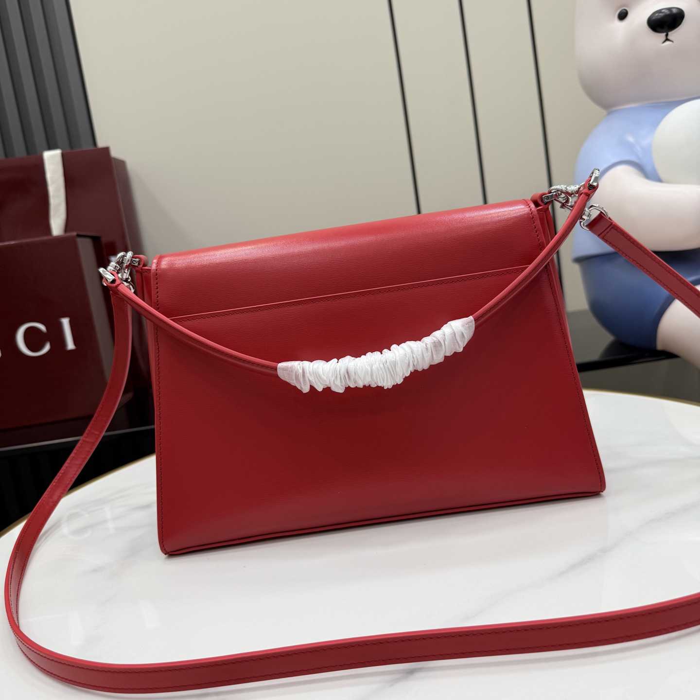 Gucci Horsebit Duomo Medium Top Handle Bag A006N6 - DesignerGu