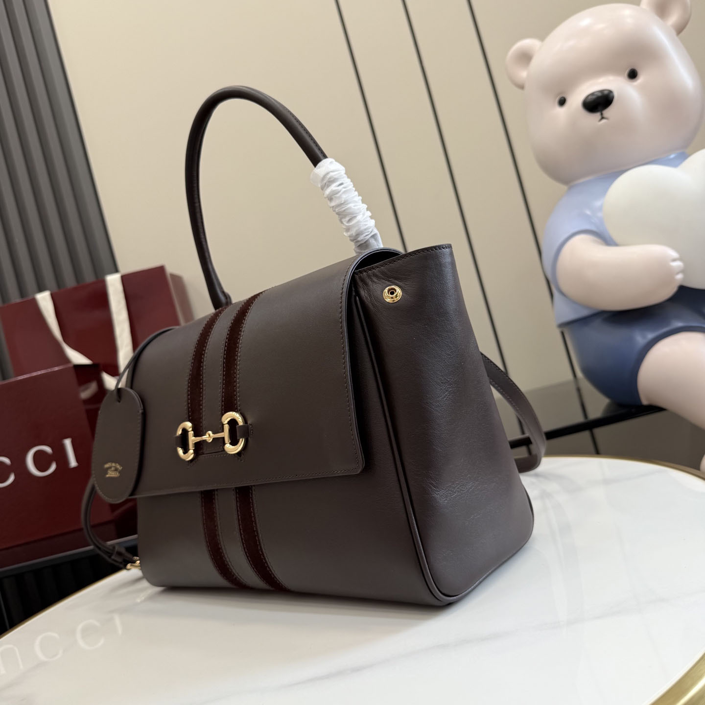 Gucci Paparazzo Medium Top Handle Bag 875018 - DesignerGu