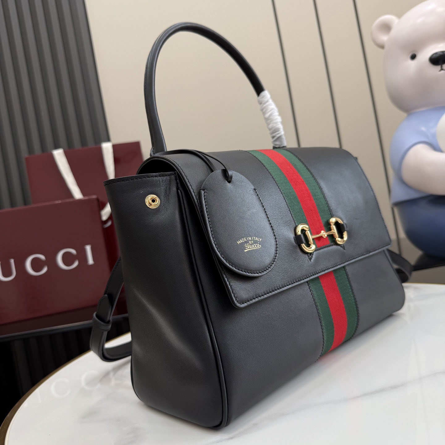 Gucci Paparazzo Medium Top Handle Bag 875018 - DesignerGu