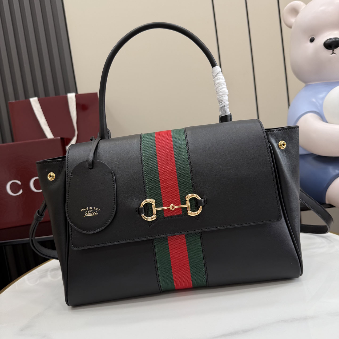 Gucci Paparazzo Medium Top Handle Bag 875018 - DesignerGu