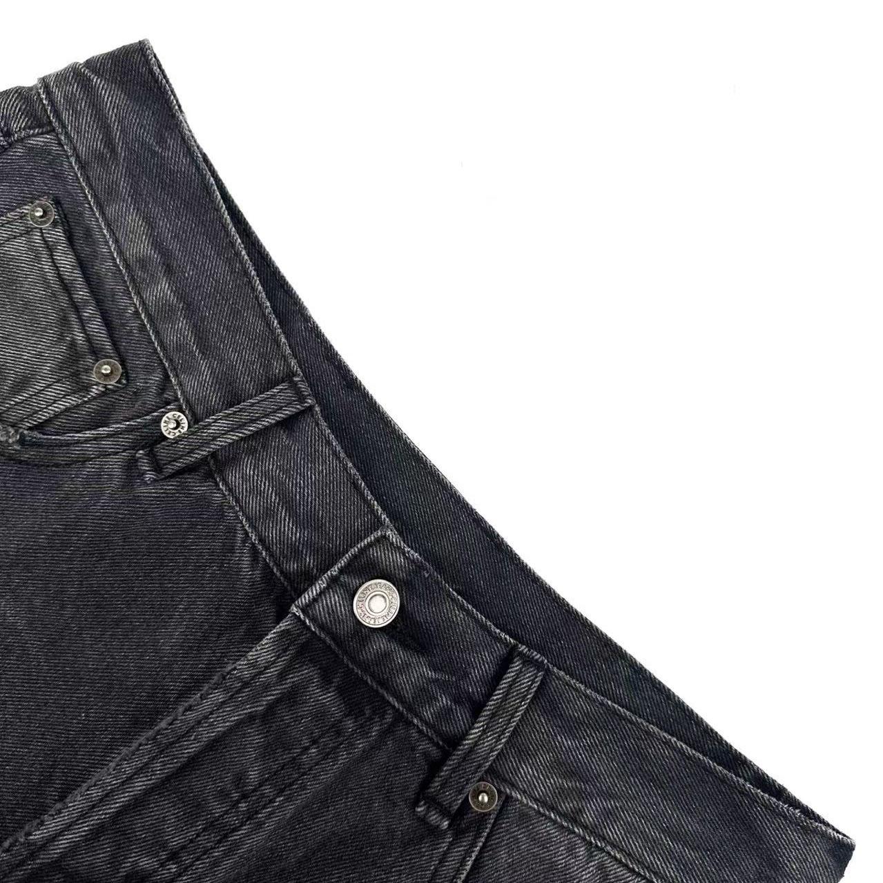 CELINE Boyfriend Jeans 'Max Black Wash' - DesignerGu