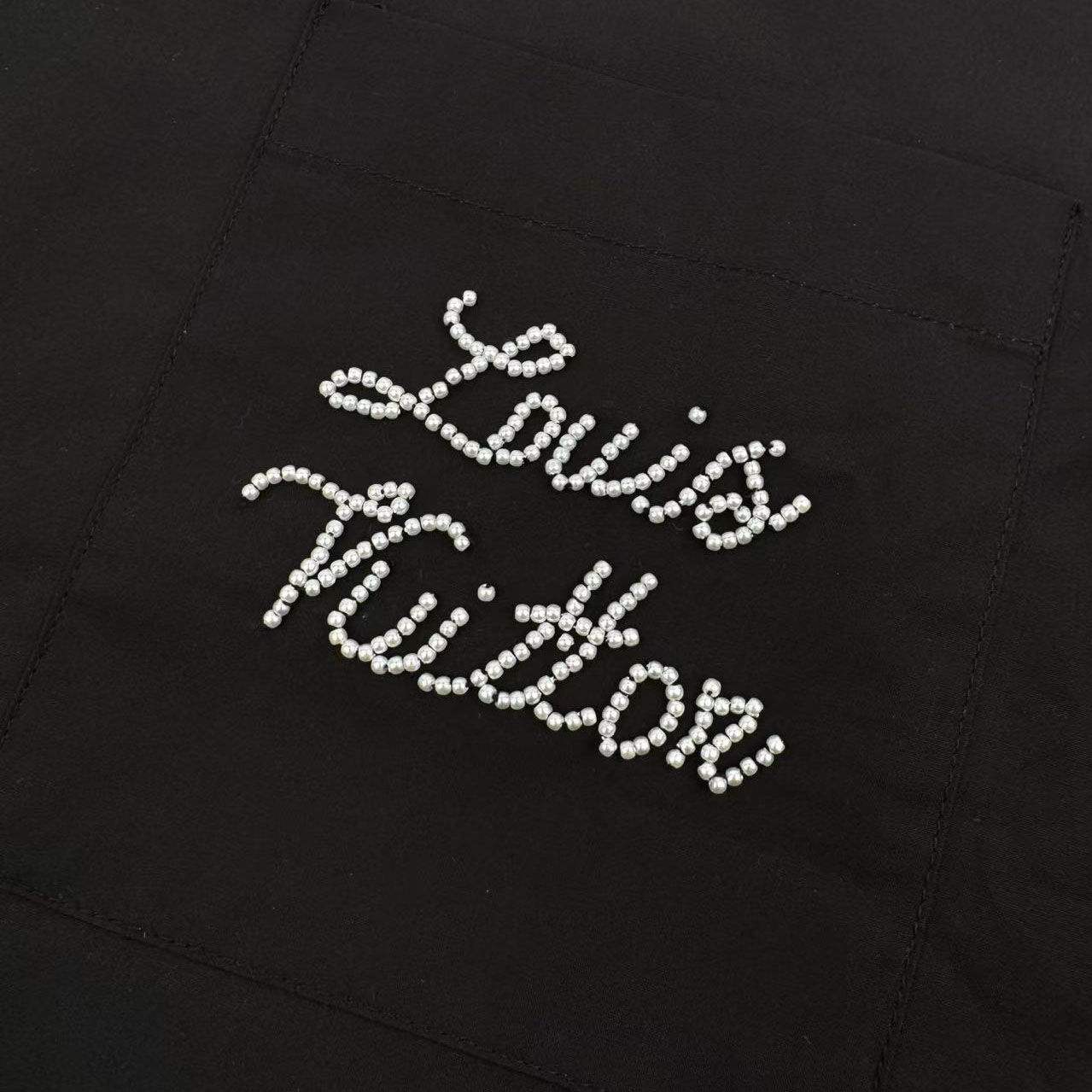Louis Vuitton Embroidered Signature Long-Sleeved Shirt - DesignerGu