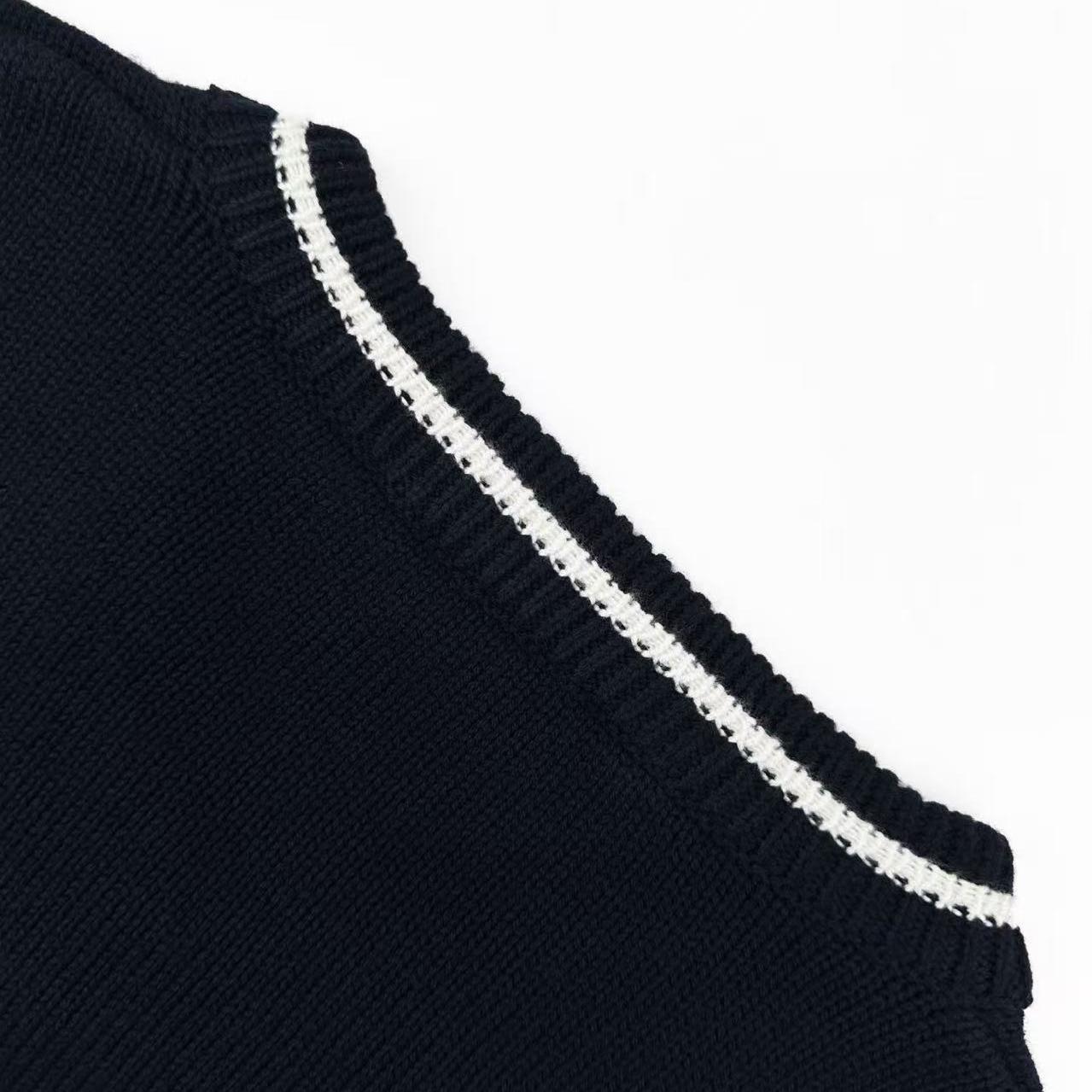 Louis Vuitton Silk Blend Cable V-Neck Pullover 1AK701 - DesignerGu