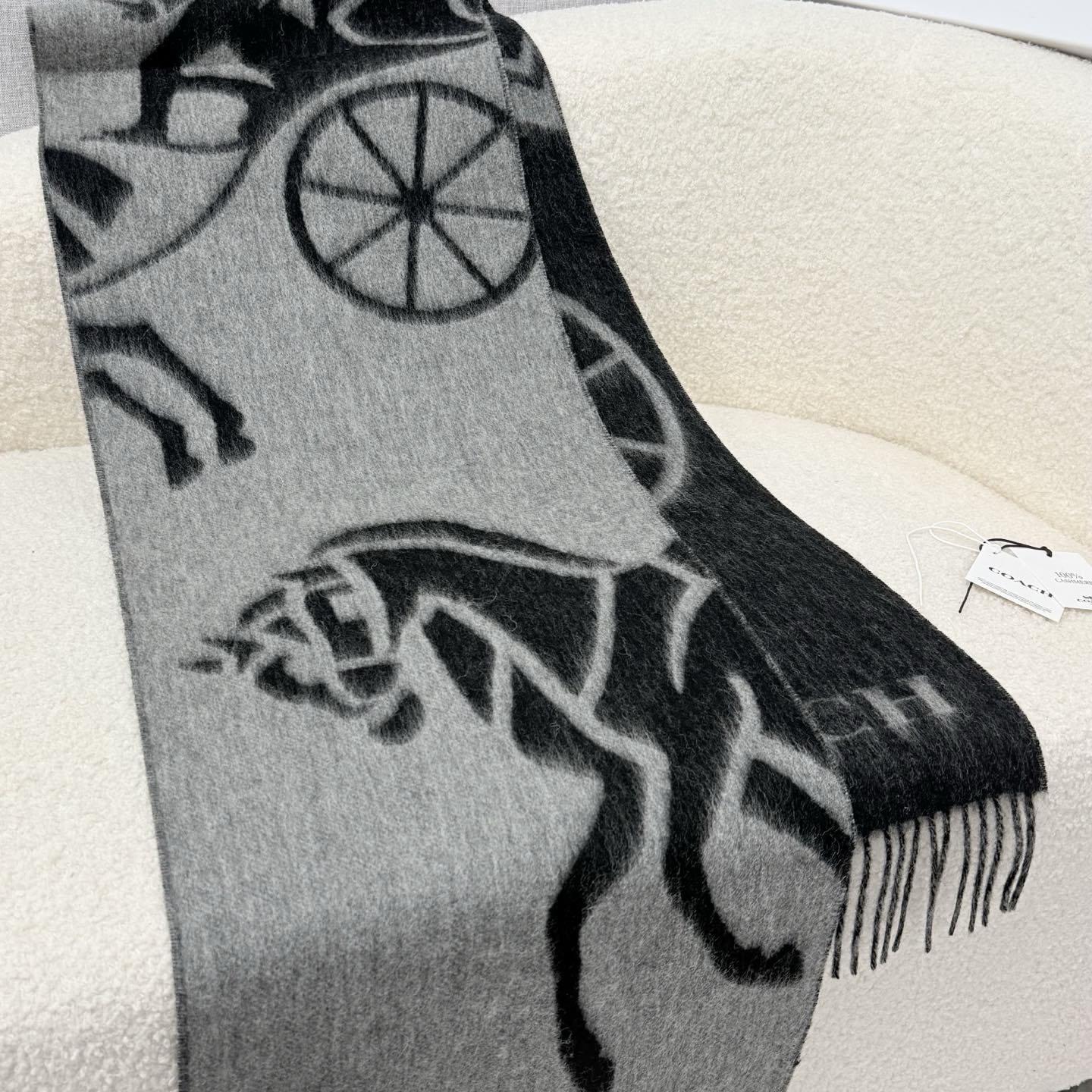 Coach Horse And Carriage Cashmere Muffler - DesignerGu