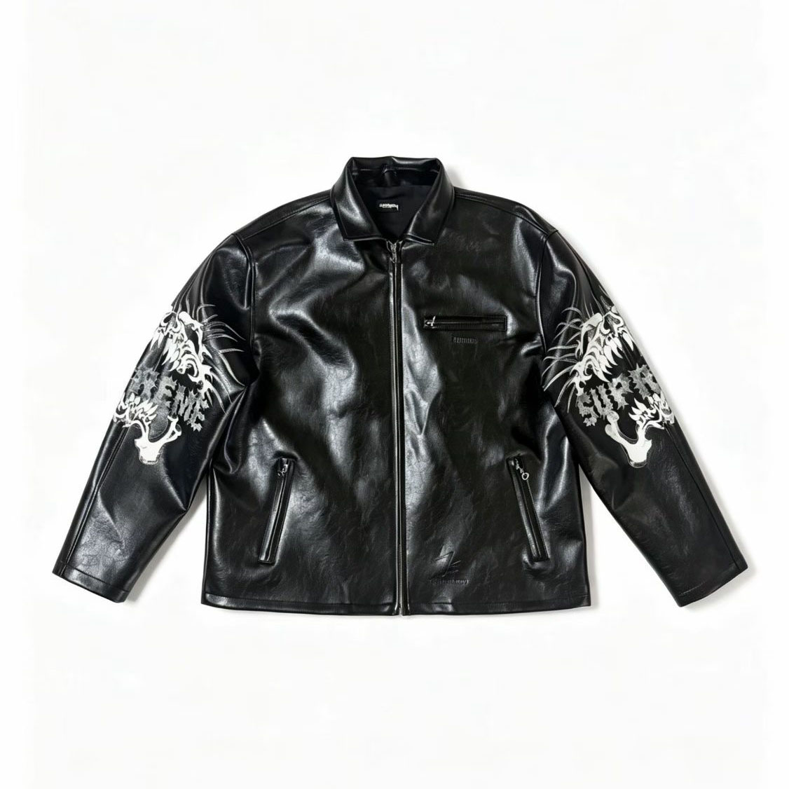 Supreme x Y’s Leather Jacket 'Black' - DesignerGu
