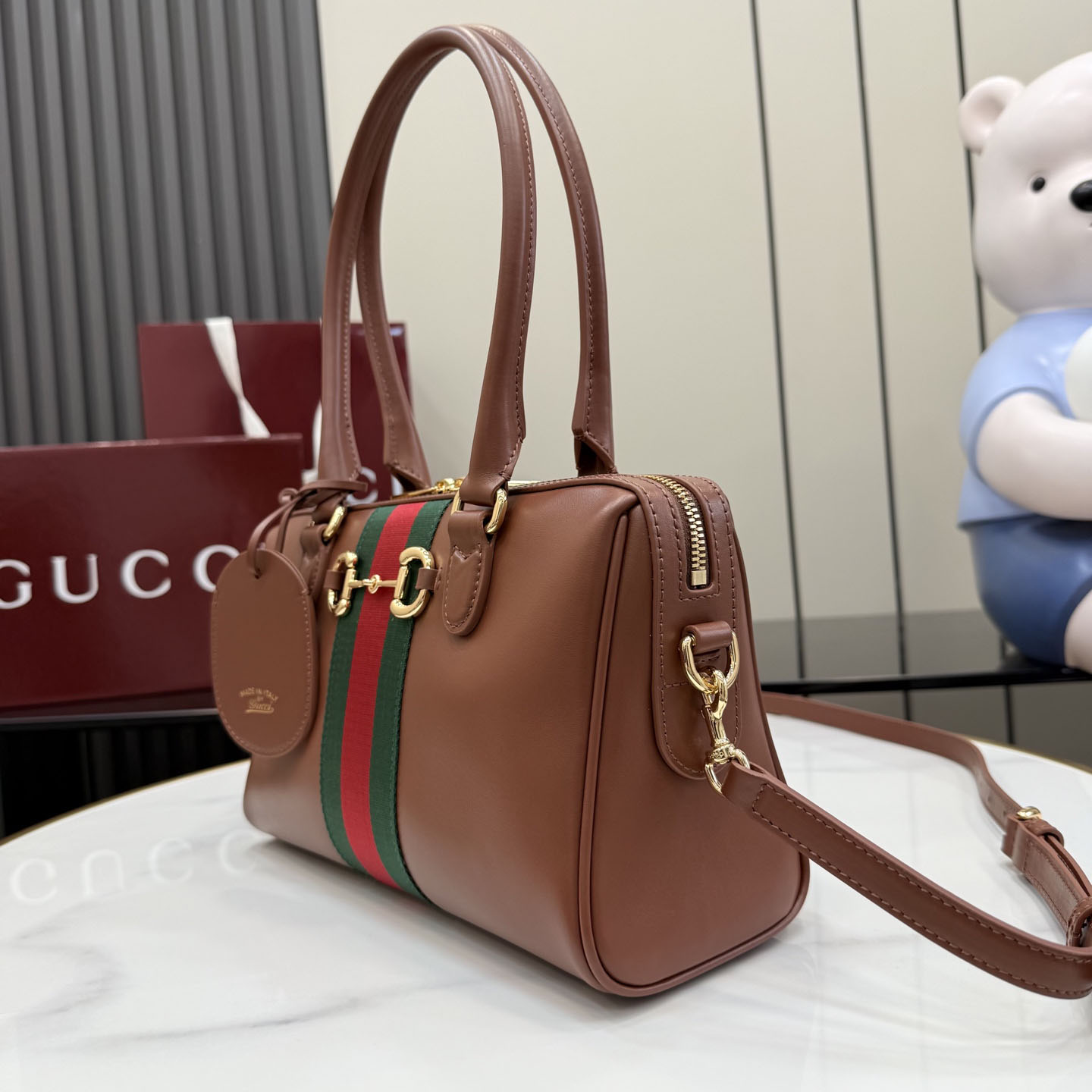 Gucci Borsetto Medium Boston Bag 866732 - DesignerGu