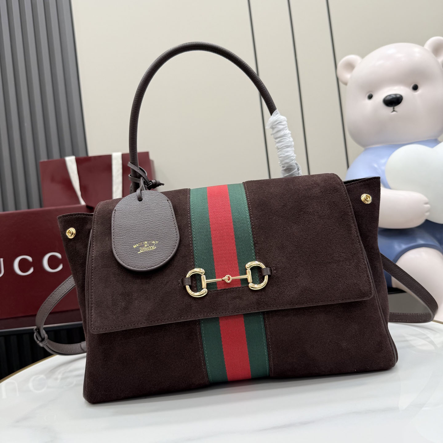 Gucci Paparazzo Medium Top Handle Bag 875018 - DesignerGu