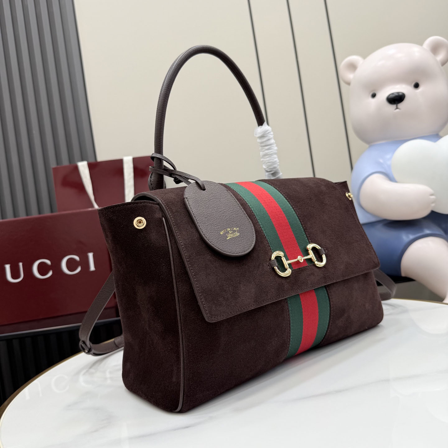 Gucci Paparazzo Medium Top Handle Bag 875018 - DesignerGu