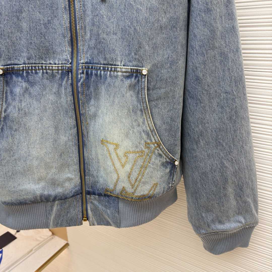 Louis Vuitton Hooded Workwear Denim Blouson 1AJBAR - DesignerGu