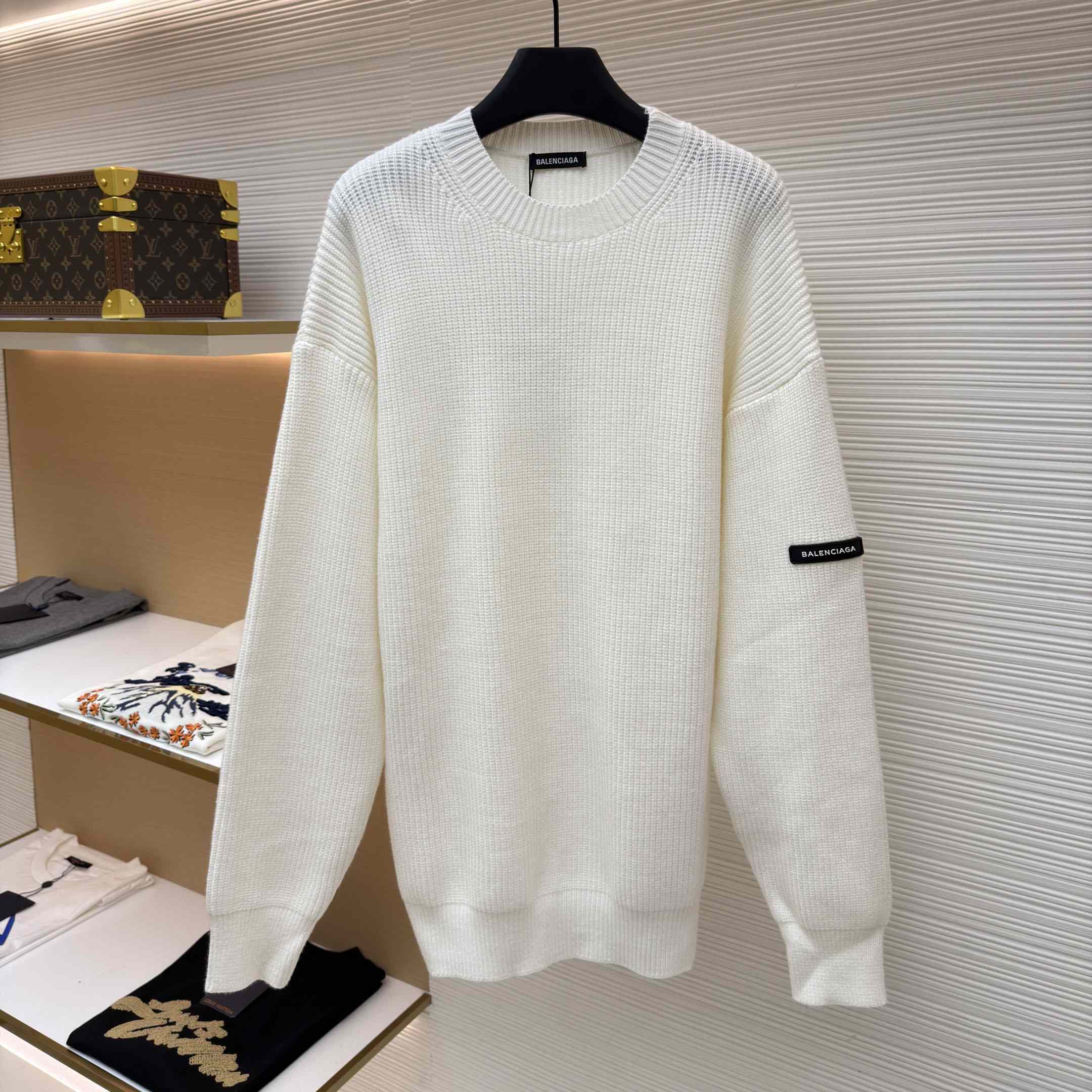 Balenciaga Wool Blend Sweater - DesignerGu