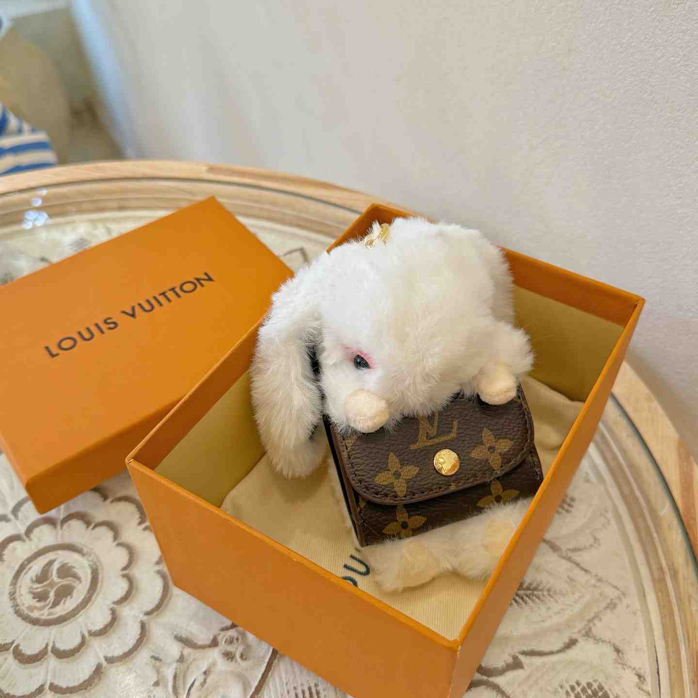 Louis Vuitton LV Cute Bunny Bag Charm  - DesignerGu