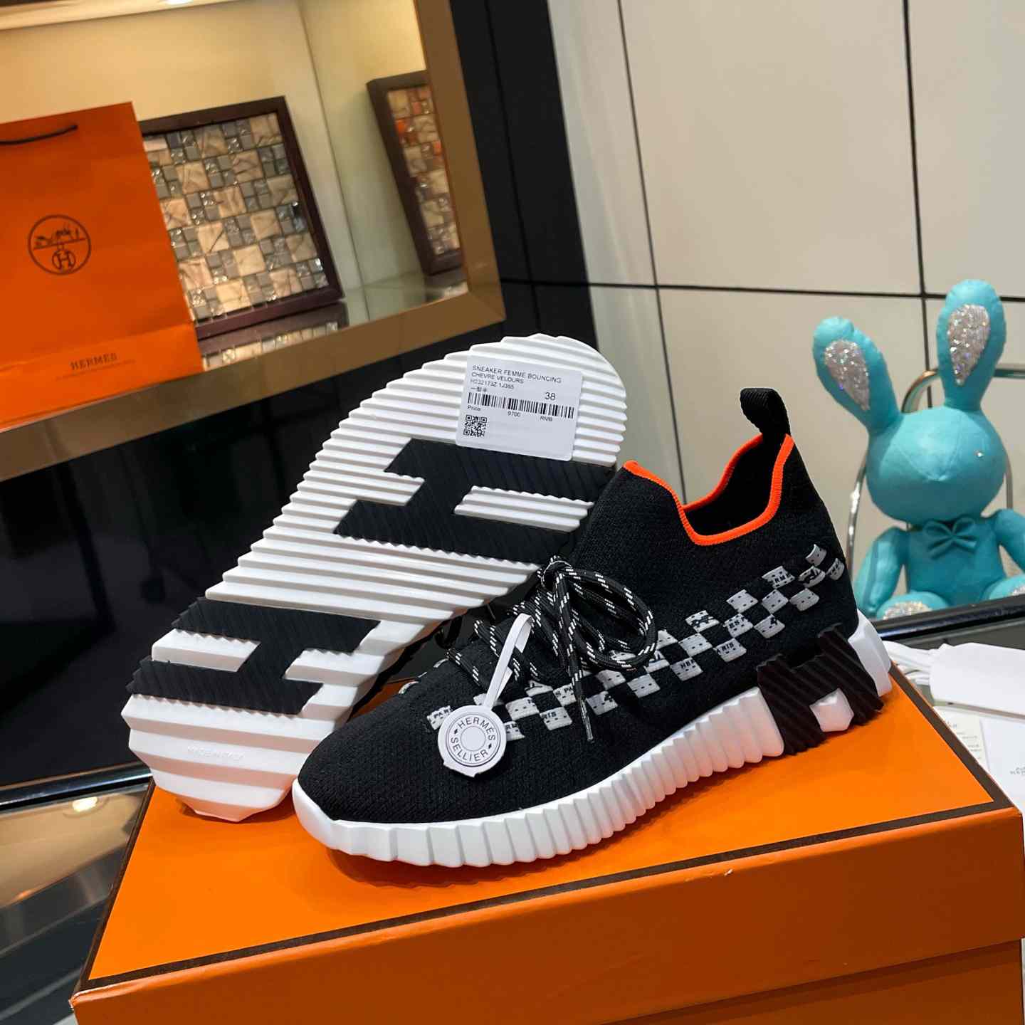 Hermes Flex Slip-On Sneaker - DesignerGu