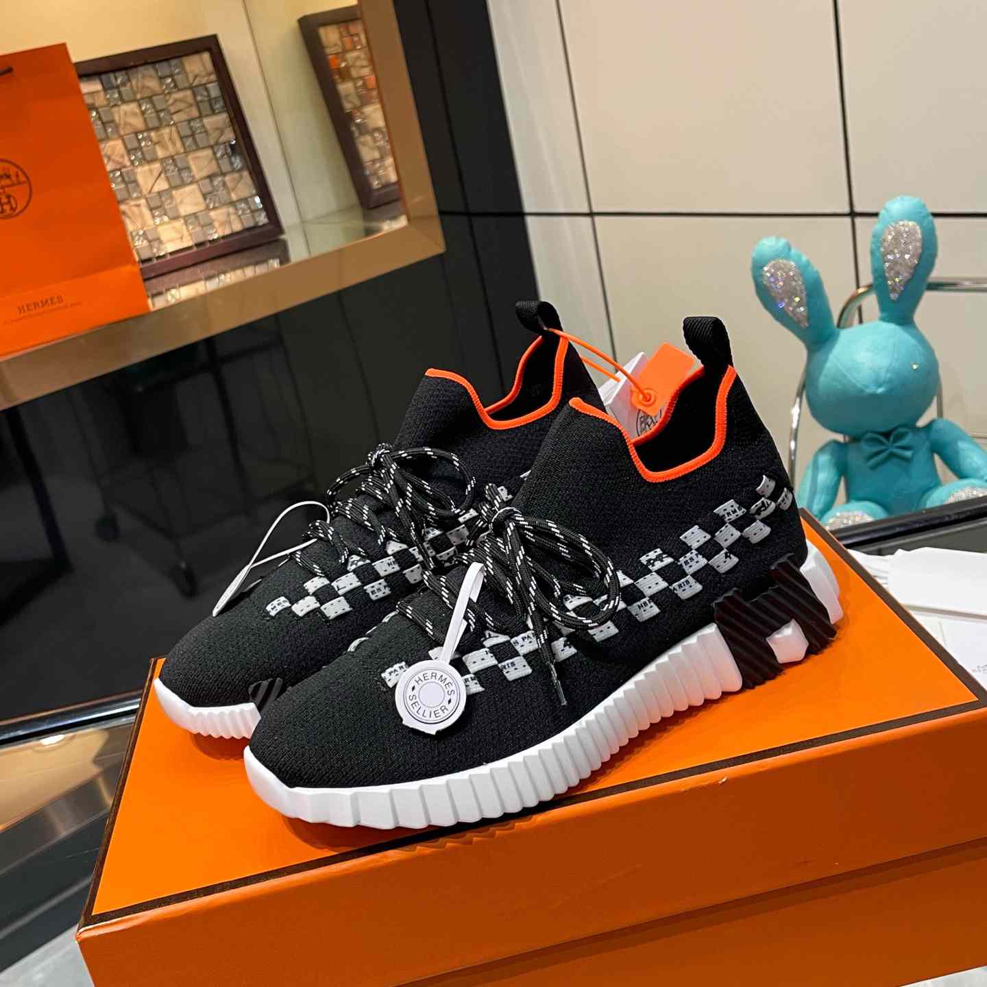 Hermes Flex Slip-On Sneaker - DesignerGu