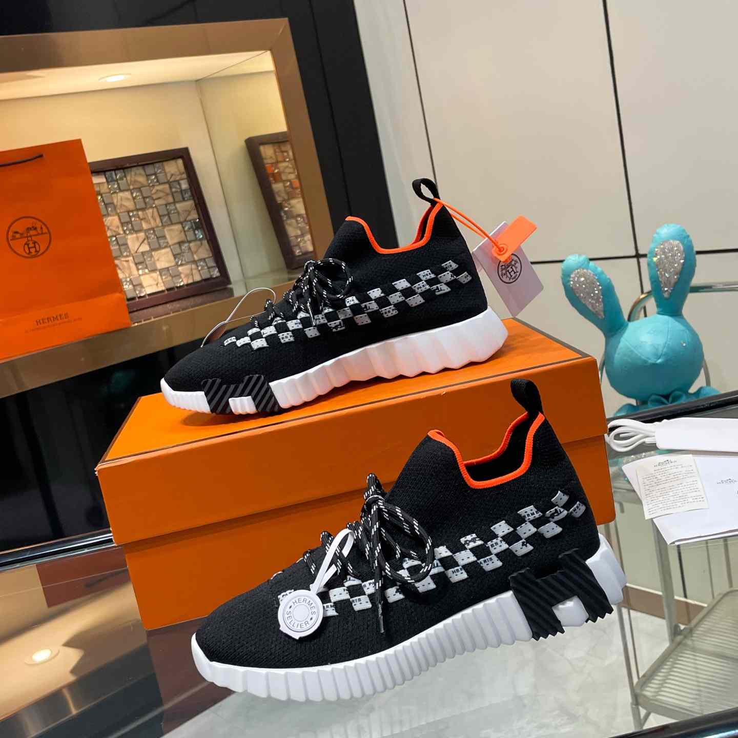 Hermes Flex Slip-On Sneaker - DesignerGu