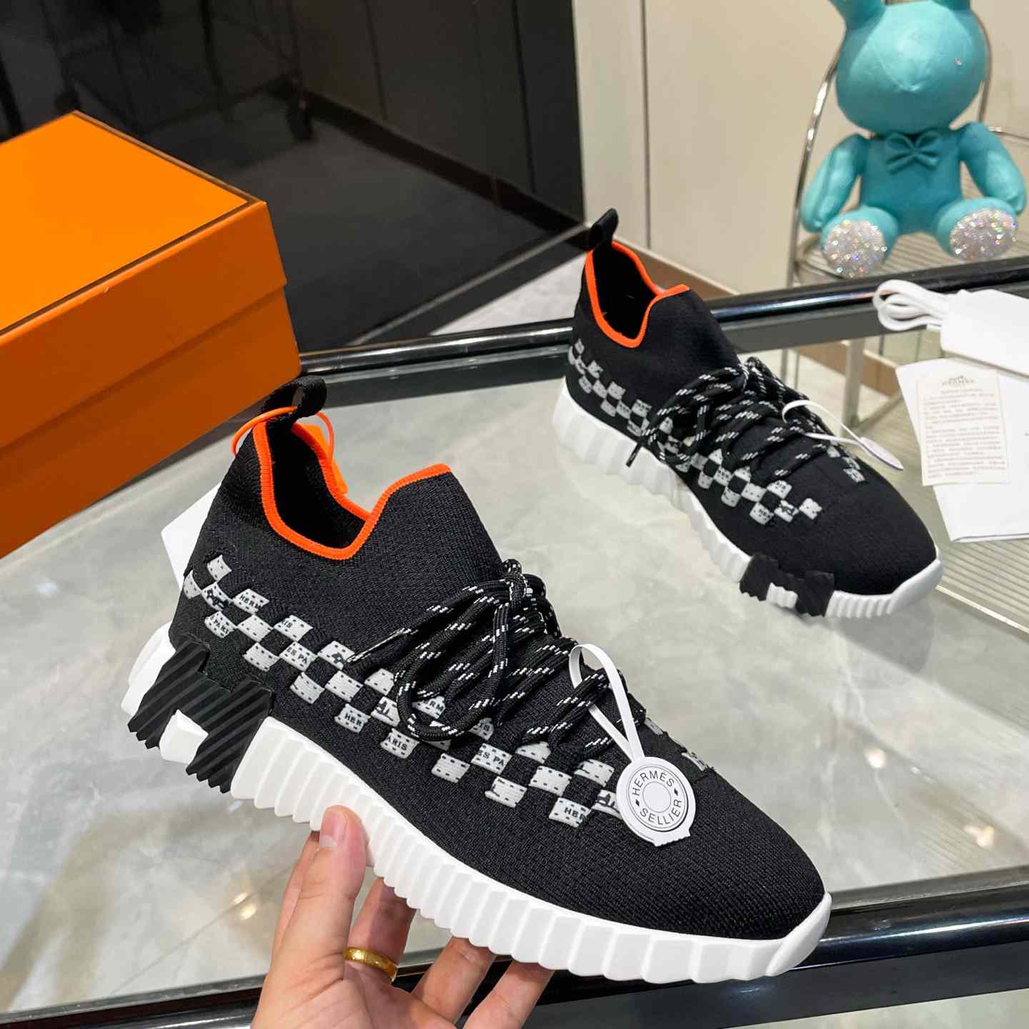 Hermes Flex Slip-On Sneaker - DesignerGu