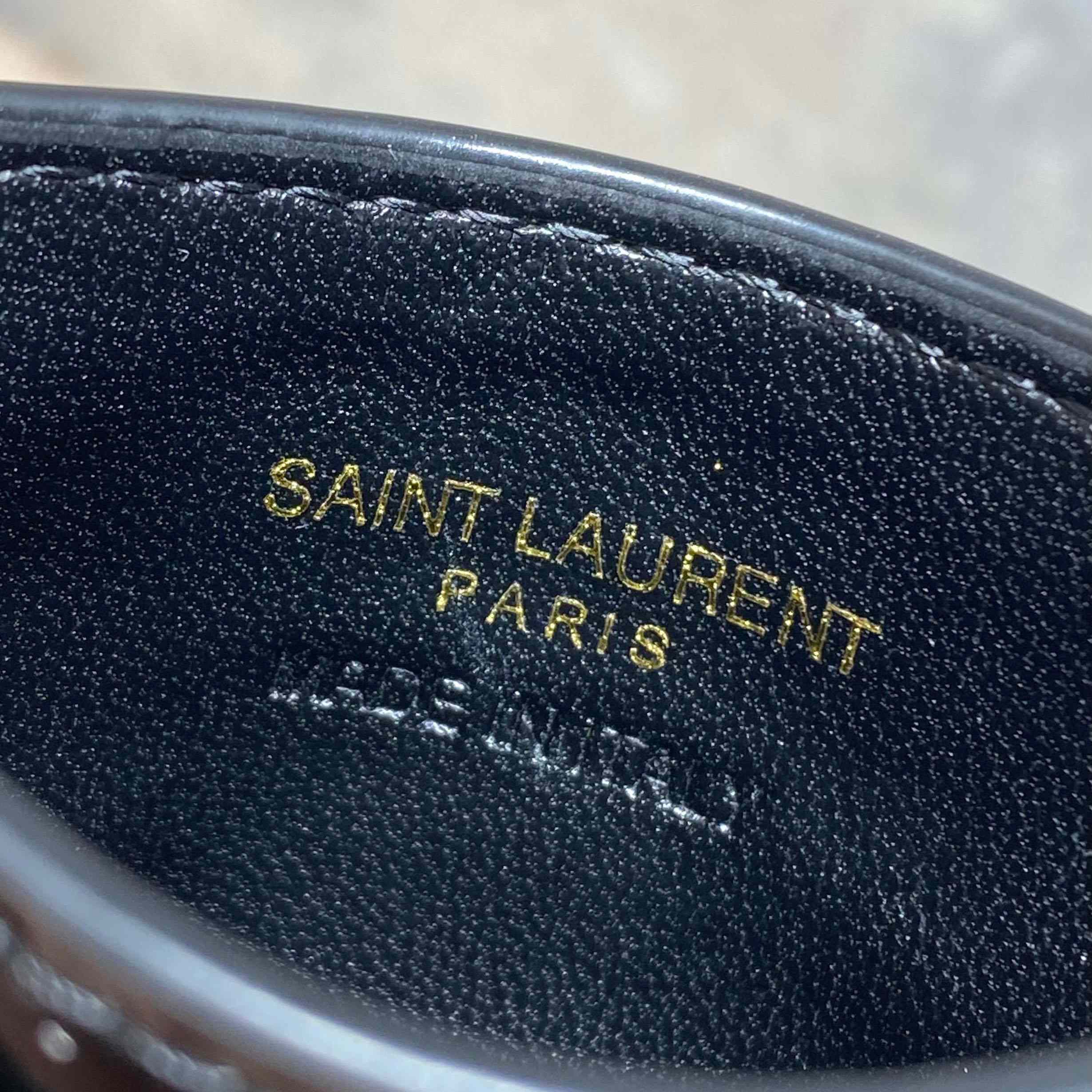 Saint Laurent Cassandre Card Case In Patent Leather - DesignerGu