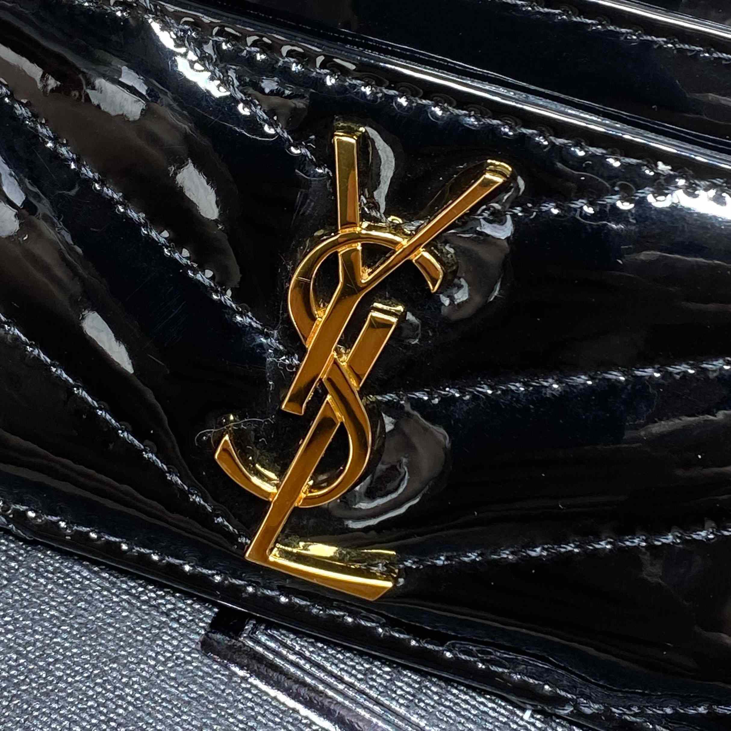 Saint Laurent Cassandre Card Case In Patent Leather - DesignerGu