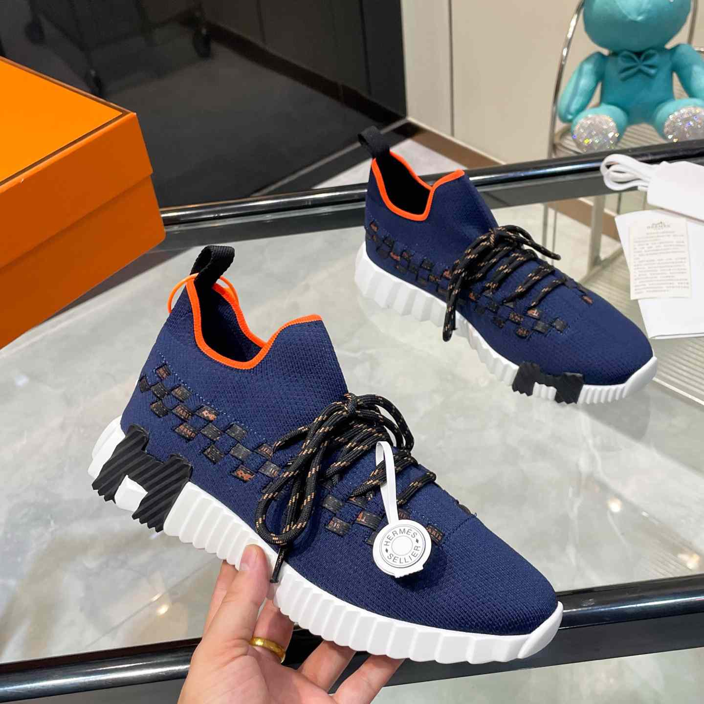 Hermes Flex Slip-On Sneaker - DesignerGu