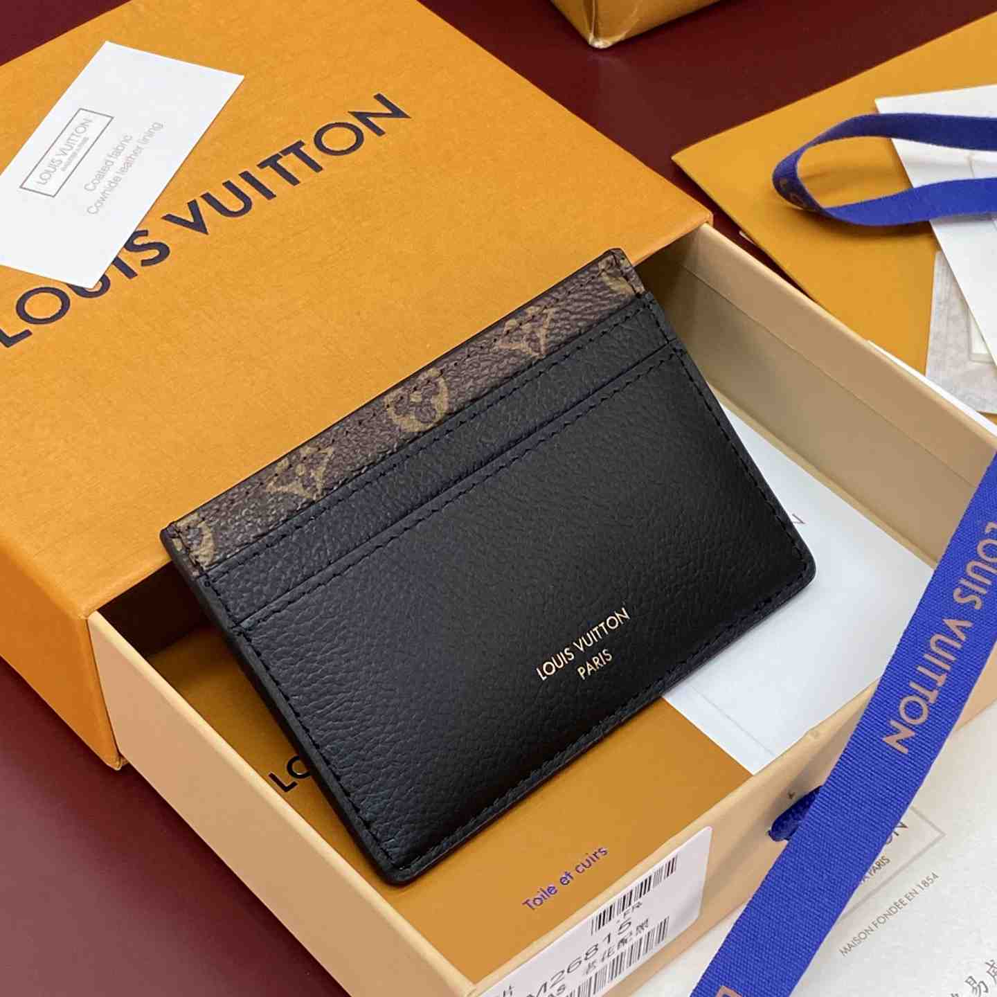Louis Vuitton Double Card Holder Low Key M26815 - DesignerGu