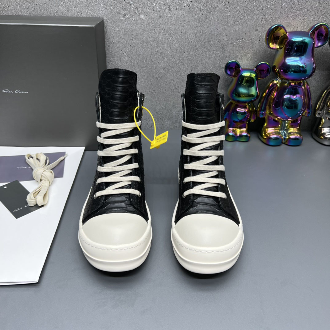 Rick Owens Sneaks 'Black Milk' - DesignerGu
