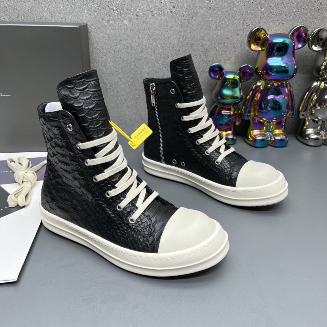 Rick Owens Sneaks 'Black Milk' - DesignerGu