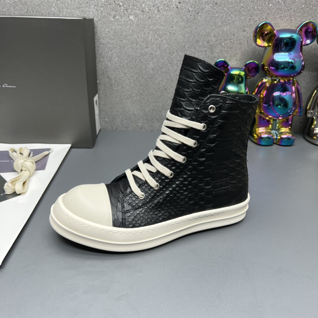 Rick Owens Sneaks 'Black Milk' - DesignerGu