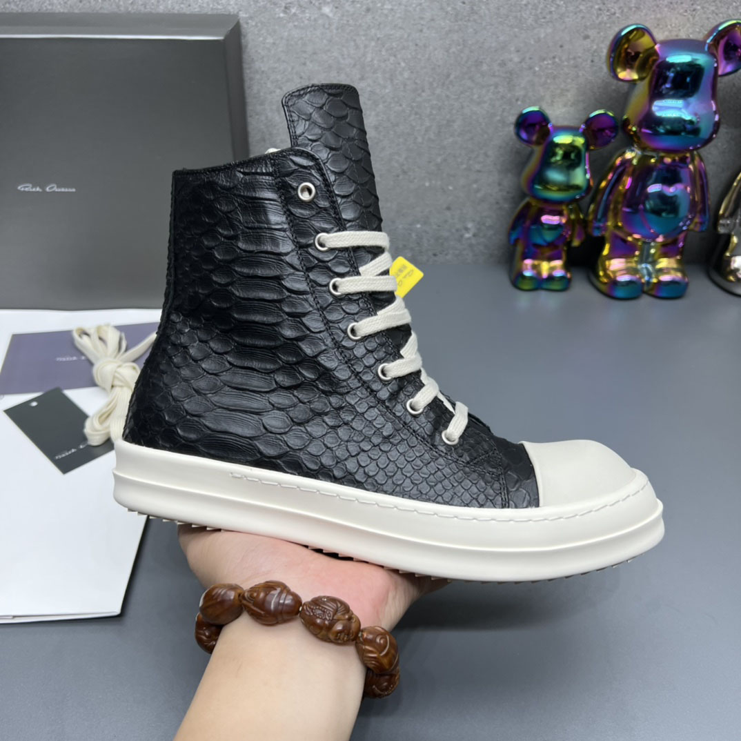 Rick Owens Sneaks 'Black Milk' - DesignerGu