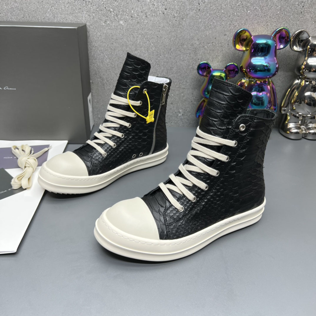 Rick Owens Sneaks 'Black Milk' - DesignerGu