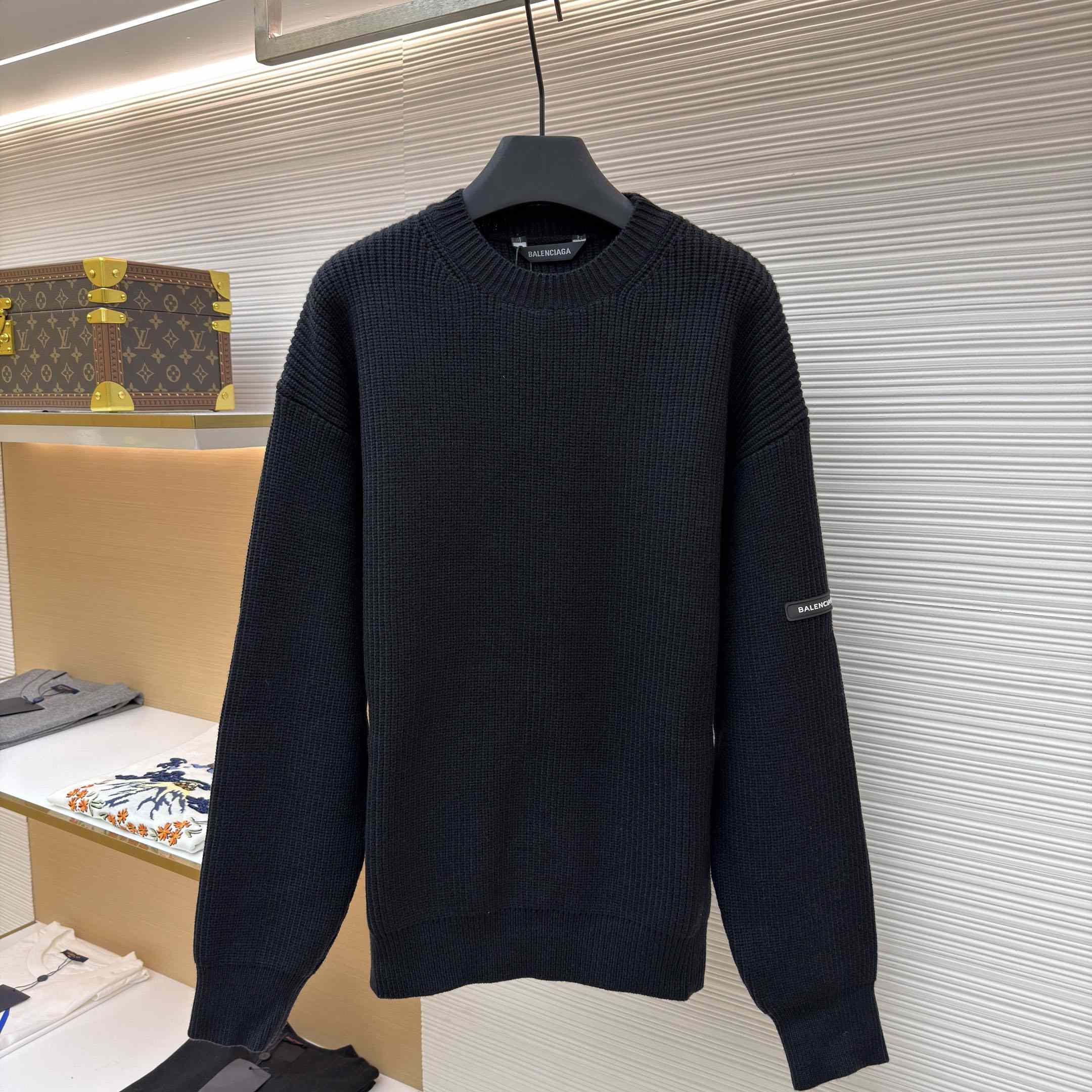 Balenciaga Wool Blend Sweater - DesignerGu