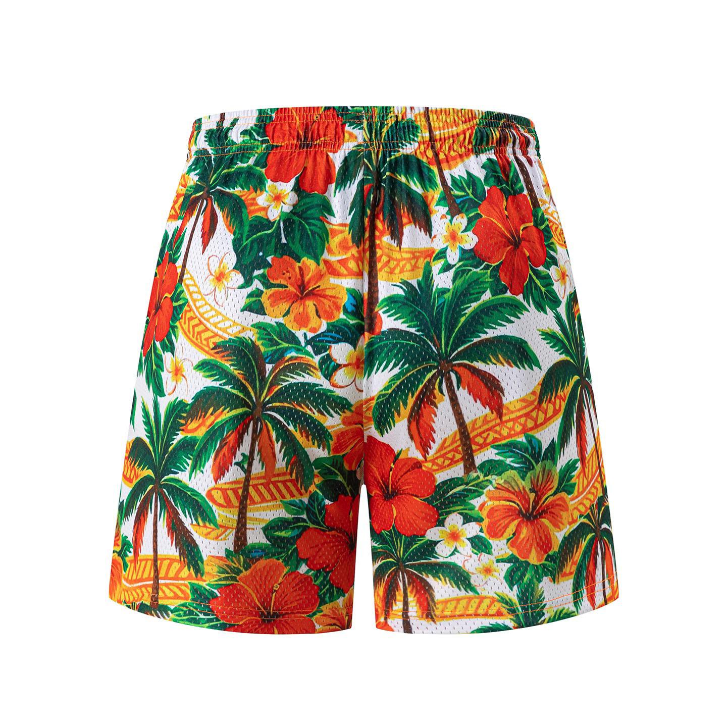 Eric Emanuel EE Basic Shorts 'Hawaiian Print' - DesignerGu
