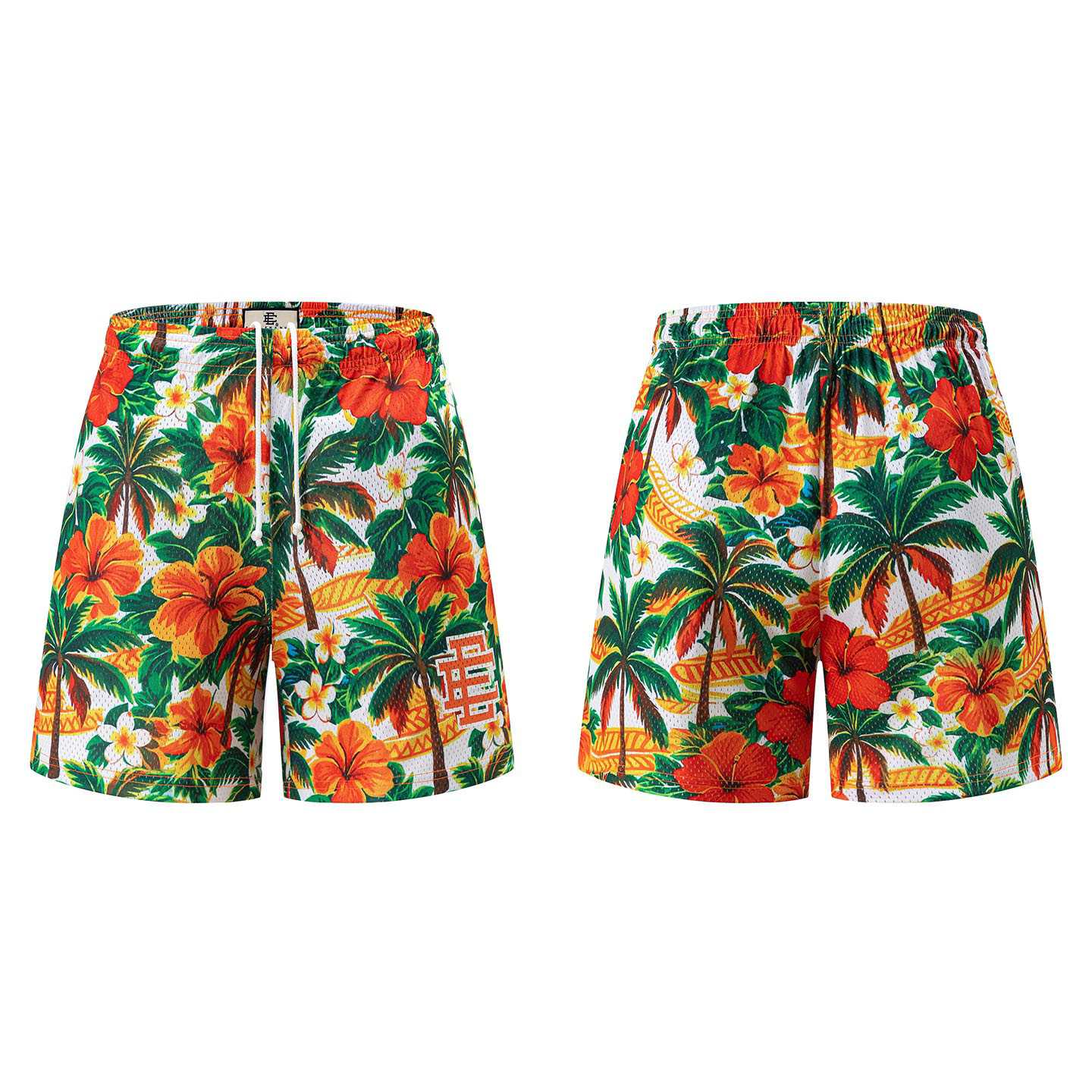 Eric Emanuel EE Basic Shorts 'Hawaiian Print' - DesignerGu