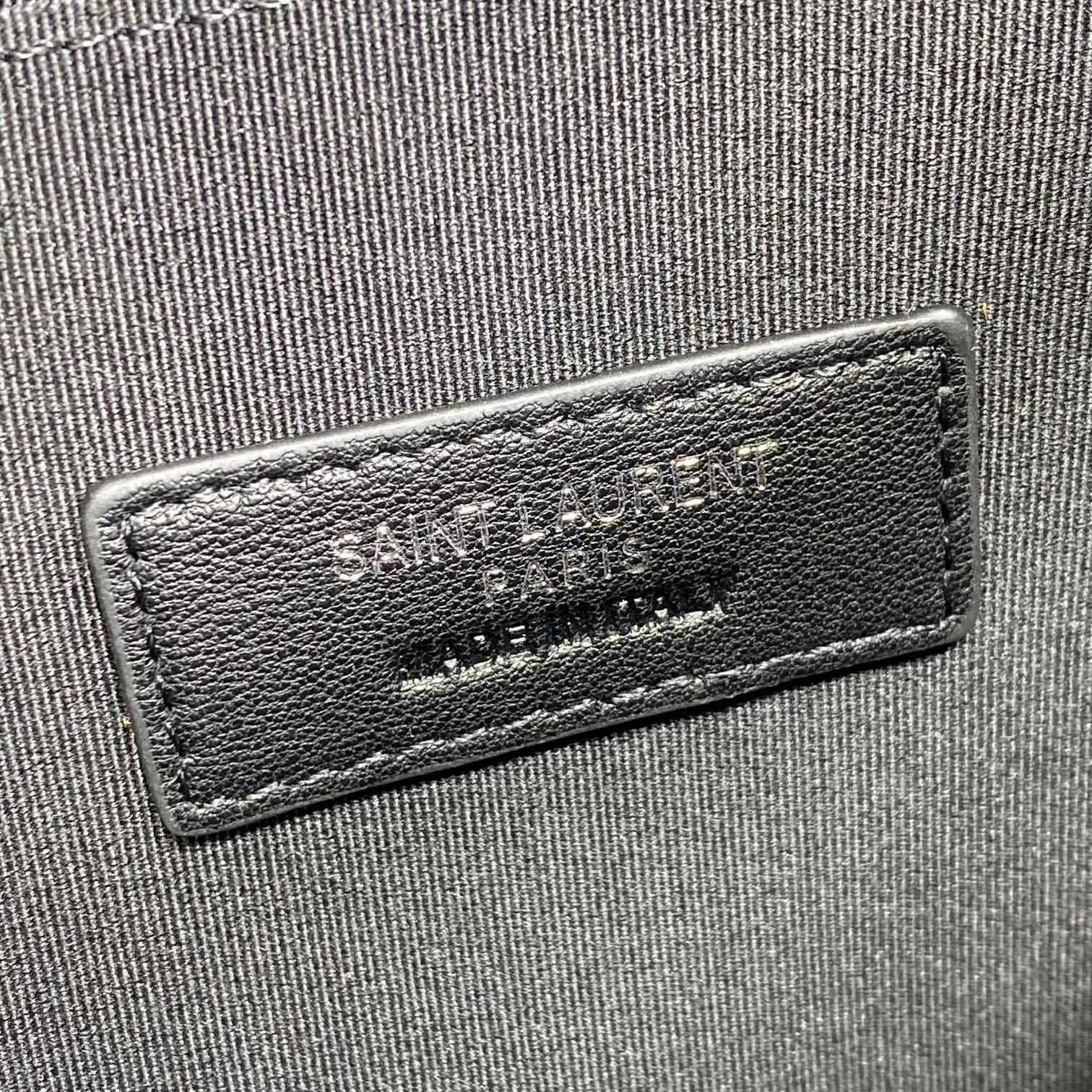 Saint Laurent Monogram Large Bill Pouch In Grained Leather - DesignerGu