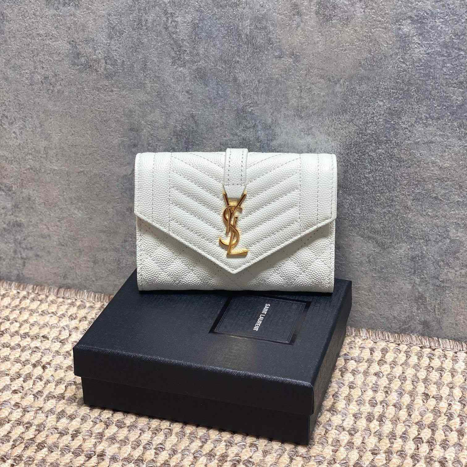 Saint Laurent Small Envelope Wallet - DesignerGu