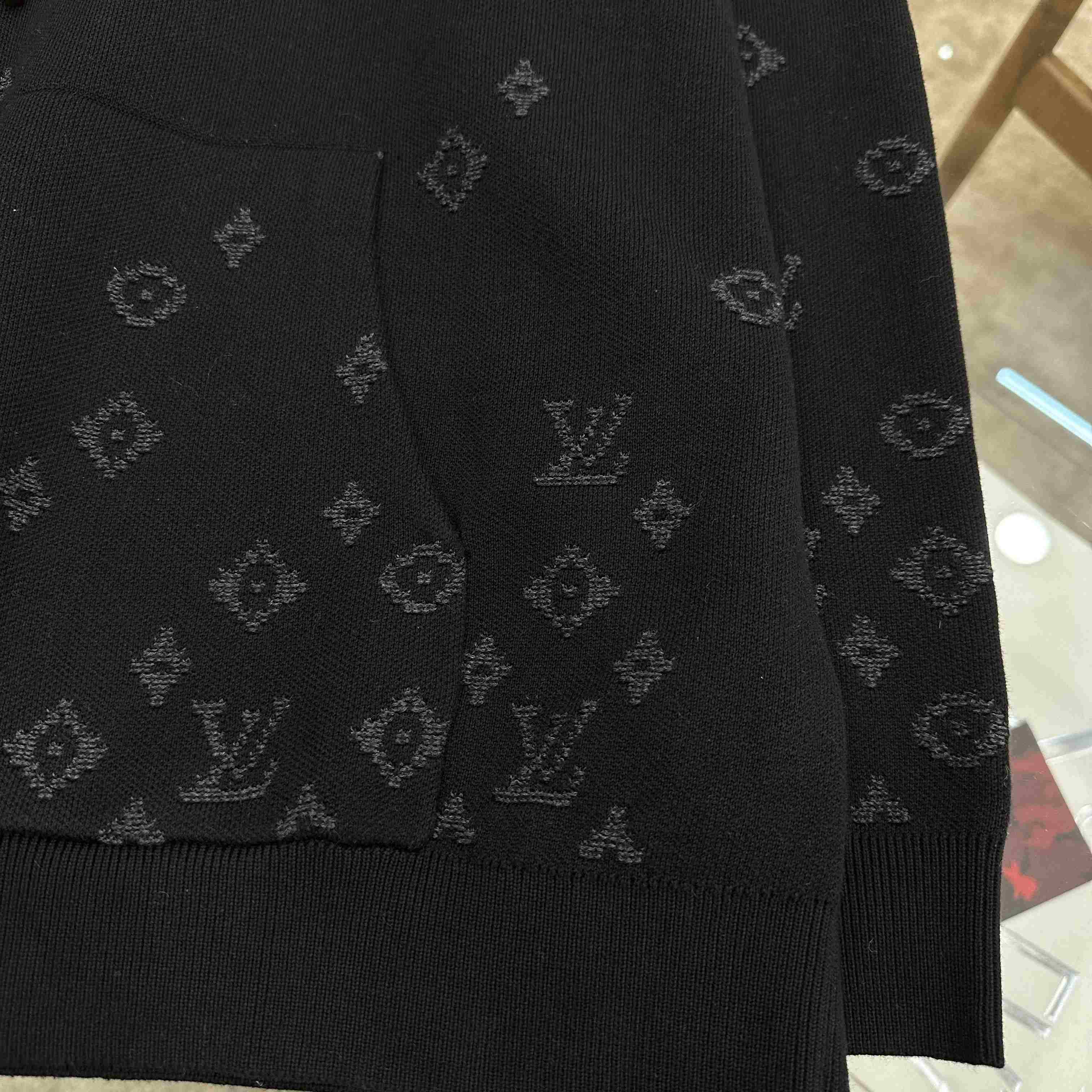 Louis Vuitton Gradient Signature Jacquard Hoodie 1AKRMX - DesignerGu
