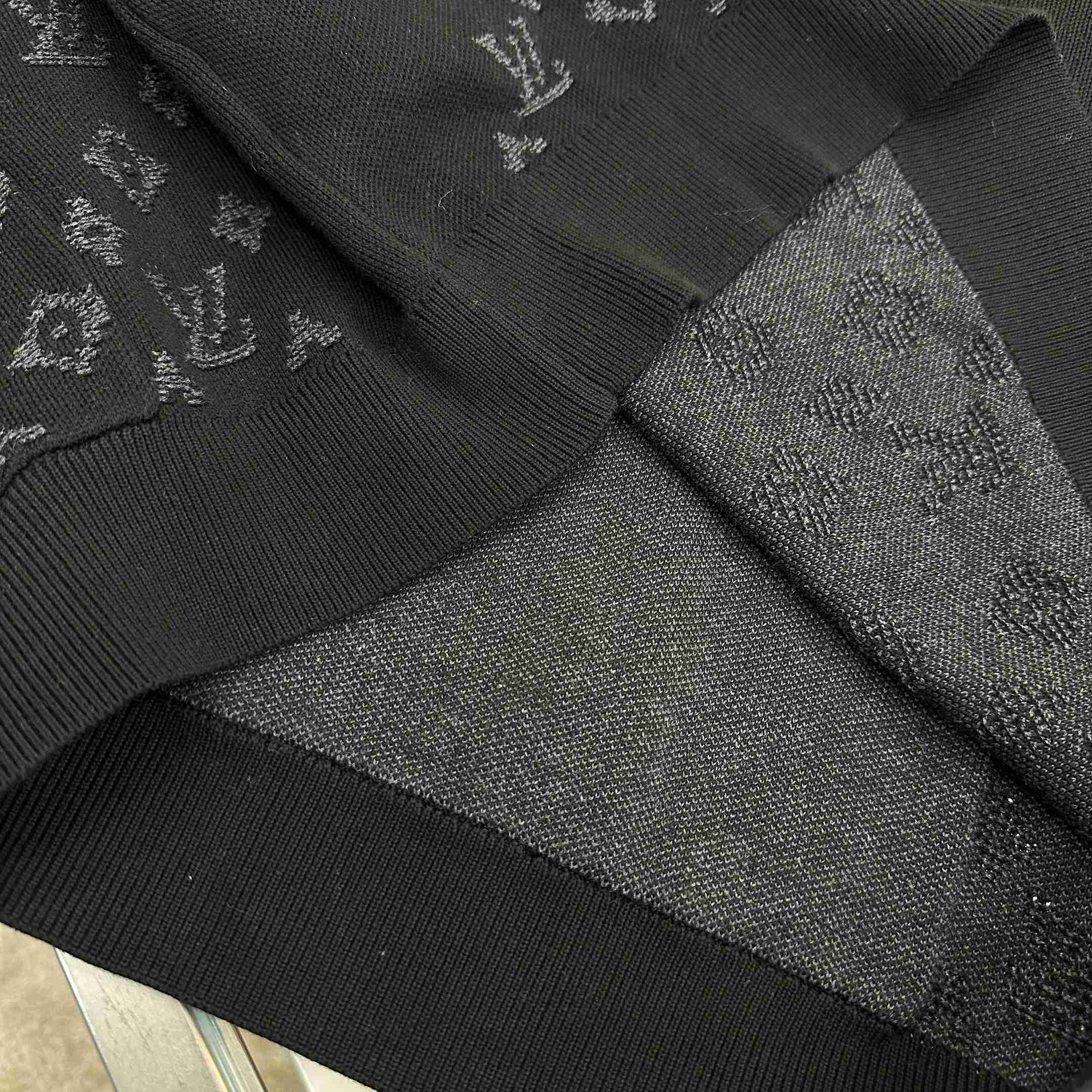 Louis Vuitton Gradient Signature Jacquard Hoodie 1AKRMX - DesignerGu