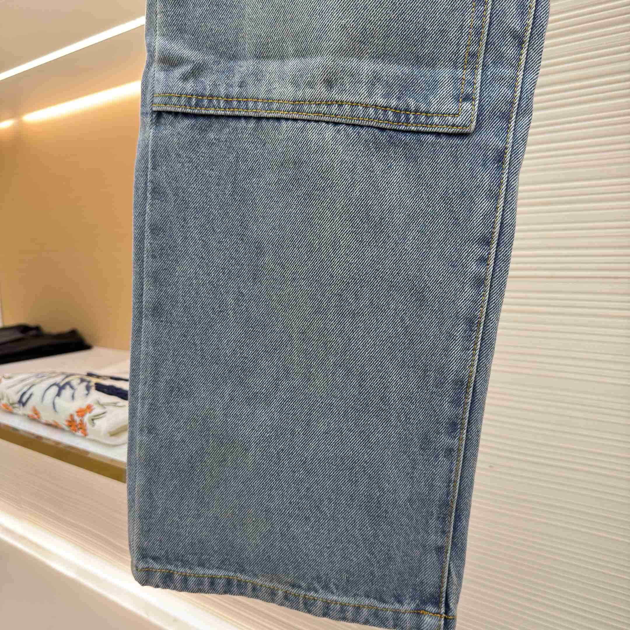 Louis Vuitton Denim Carpenter Pants 1AJBKK - DesignerGu