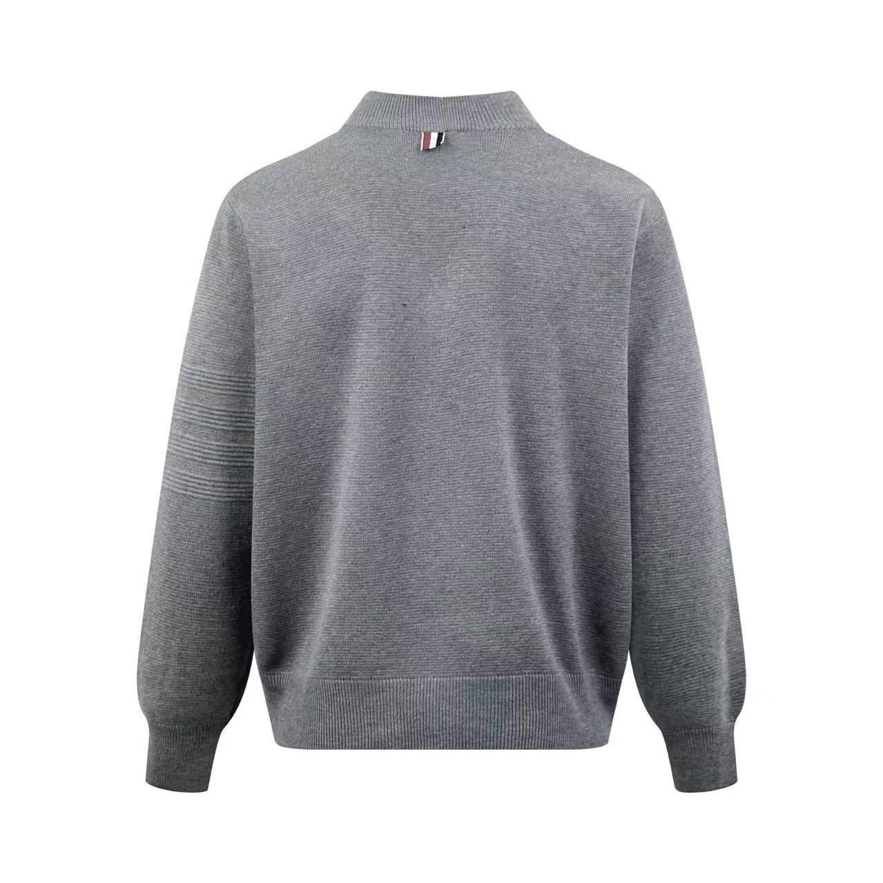 Thom Browne Ottoman Milano Stitch 4-Bar Bomber Jacket - DesignerGu