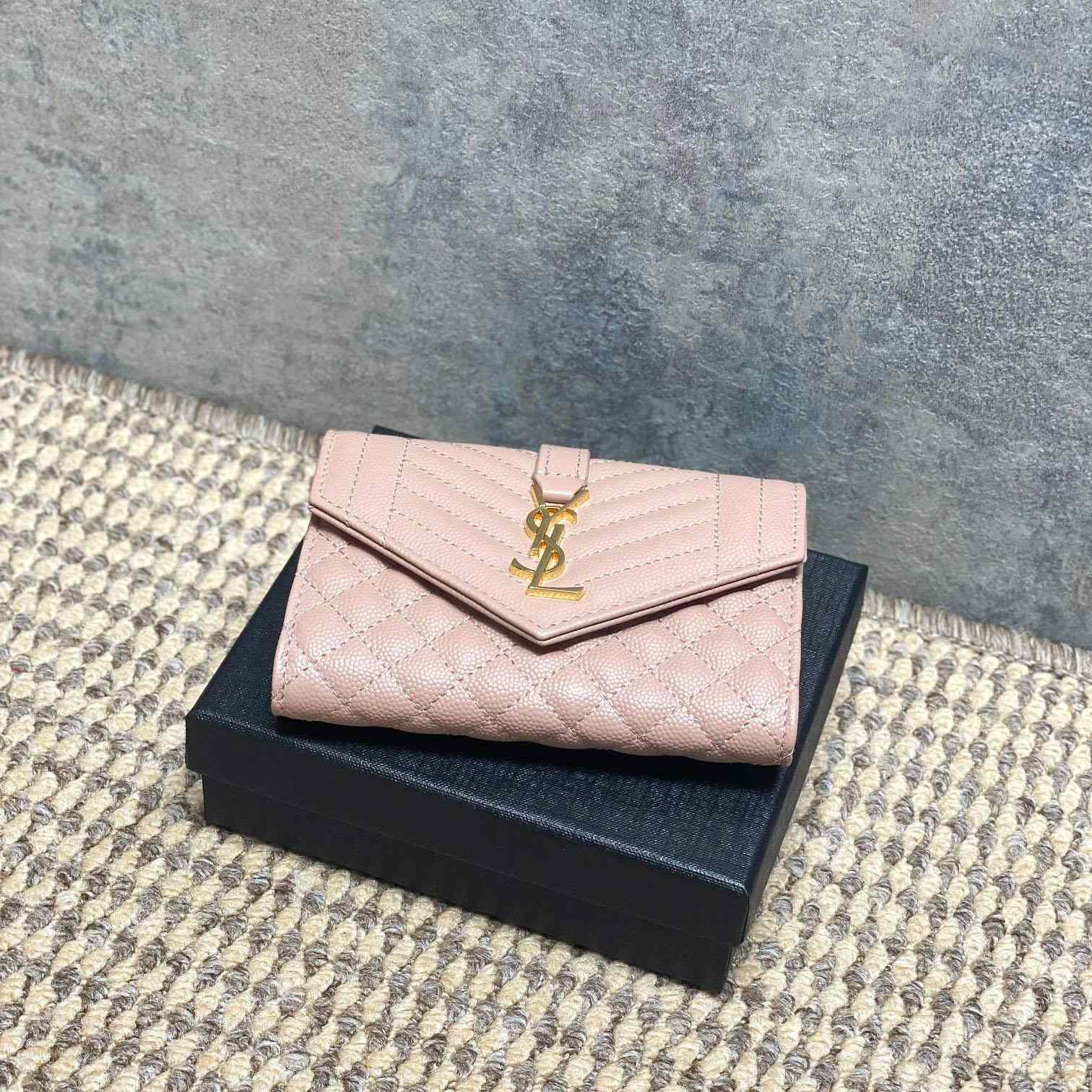 Saint Laurent Small Envelope Wallet - DesignerGu