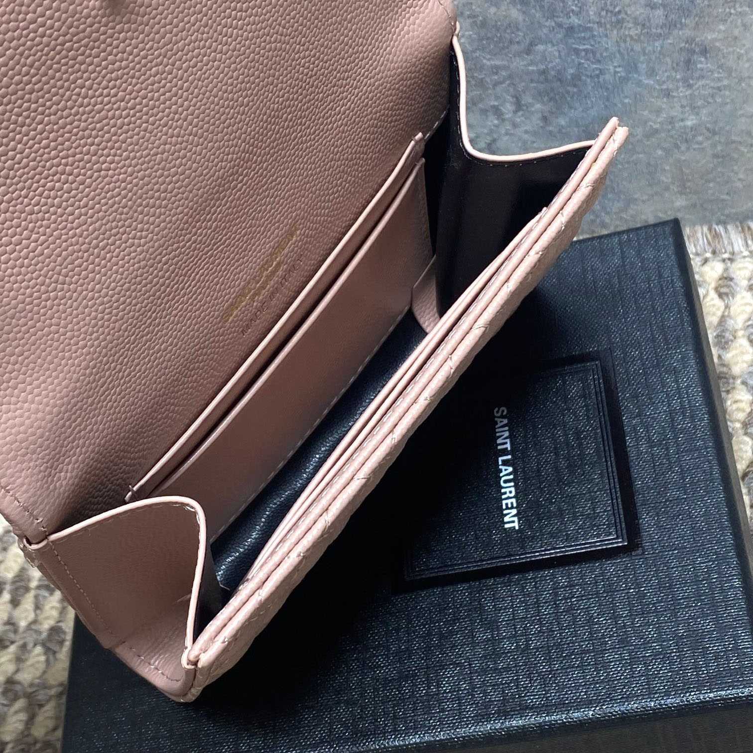 Saint Laurent Small Envelope Wallet - DesignerGu
