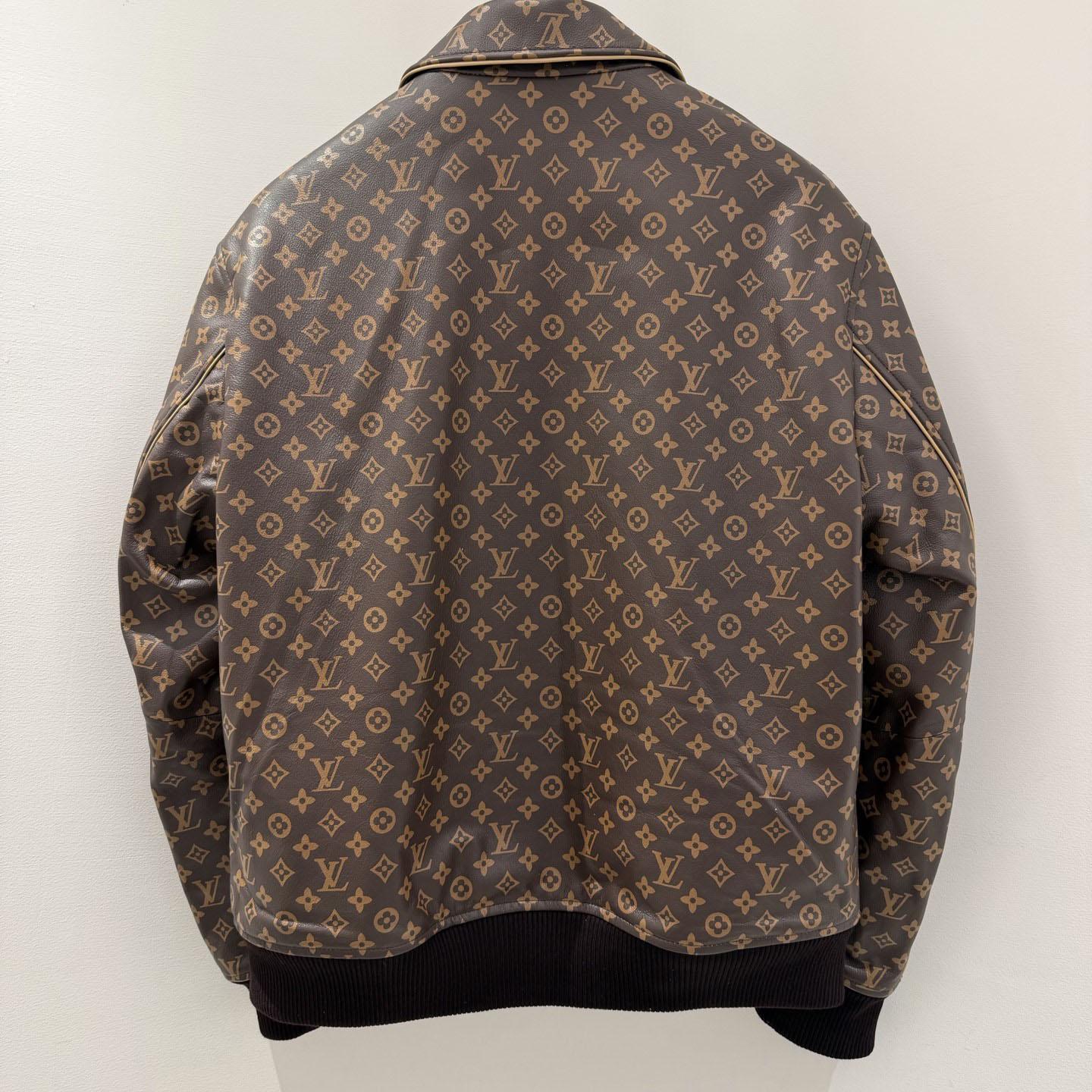 Louis Vuitton Monogram Padded Leather Blouson - DesignerGu