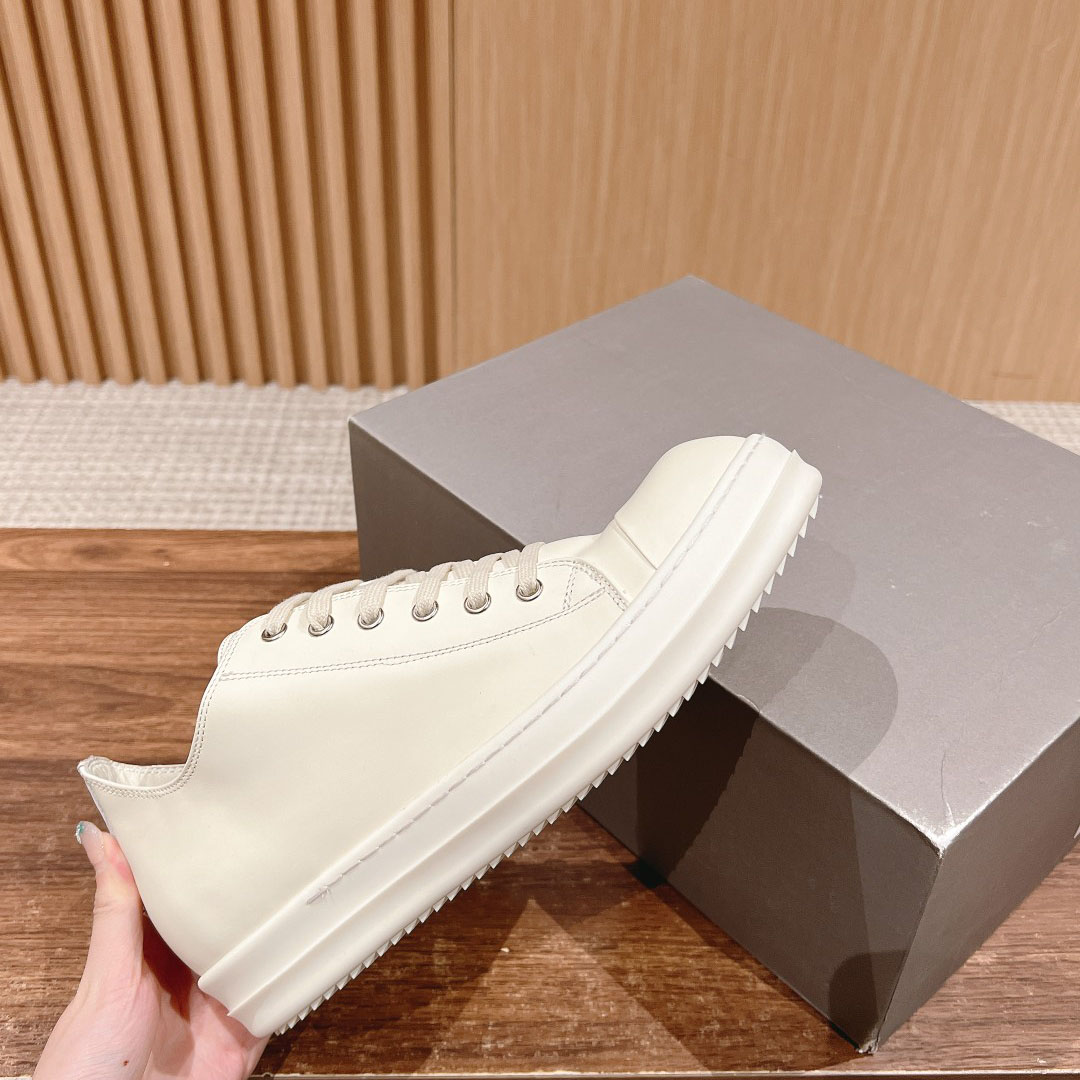Rick Owens Porterville Low 'Milk' - DesignerGu