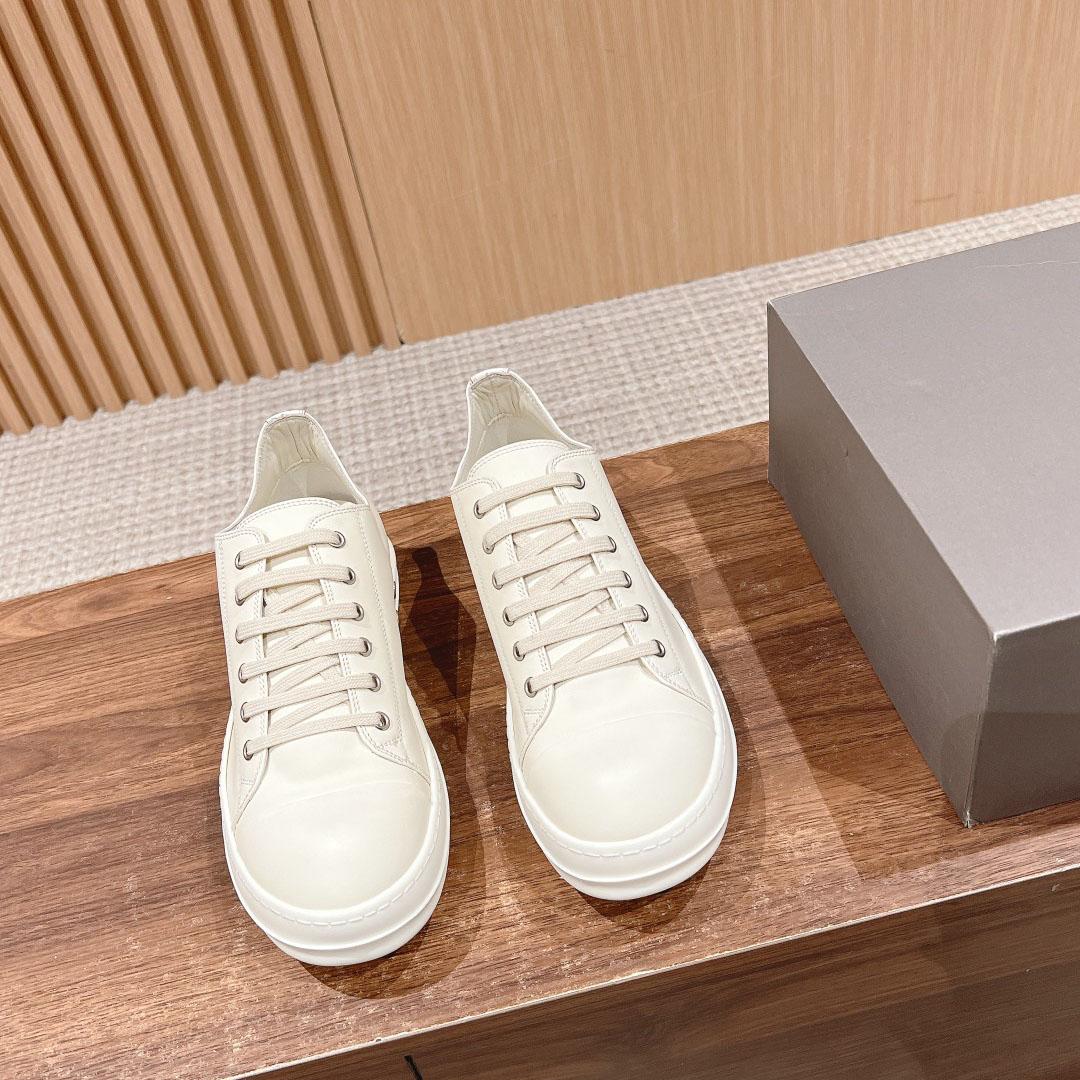 Rick Owens Porterville Low 'Milk' - DesignerGu