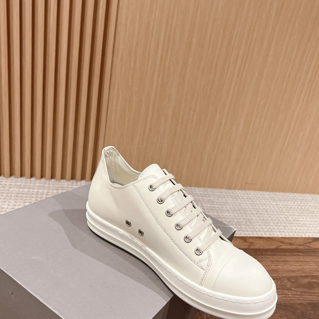 Rick Owens Porterville Low 'Milk' - DesignerGu