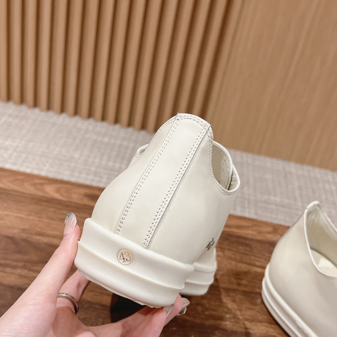 Rick Owens Porterville Low 'Milk' - DesignerGu
