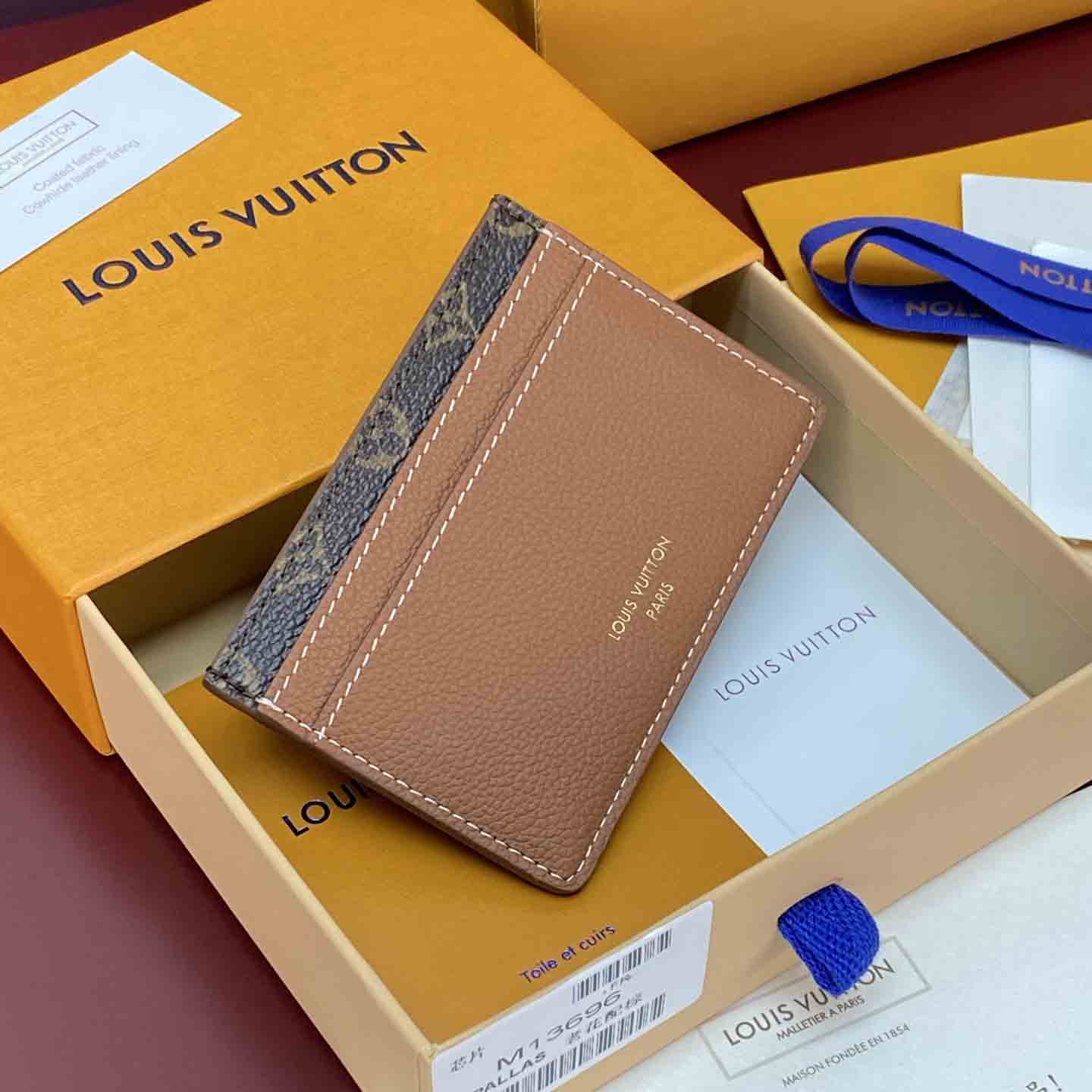 Louis Vuitton Double Card Holder Low Key M13696 - DesignerGu