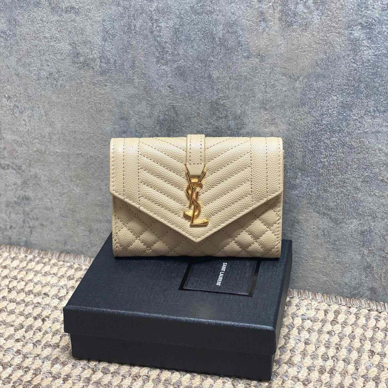 Saint Laurent Small Envelope Wallet - DesignerGu